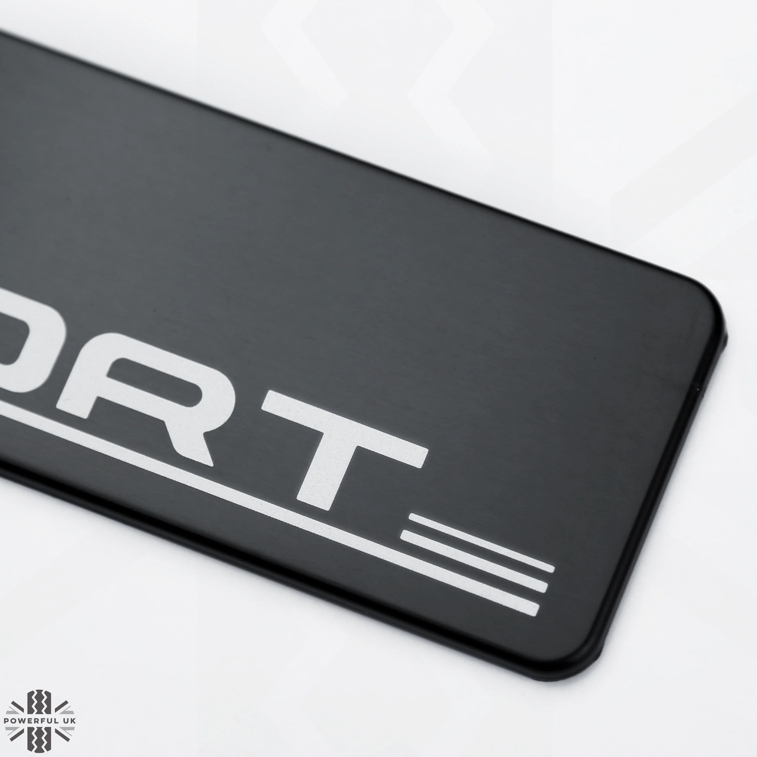 Door Scuff Plate Insert Set for Land Rover Discovery Sport (2015-20) - Black - Image 3