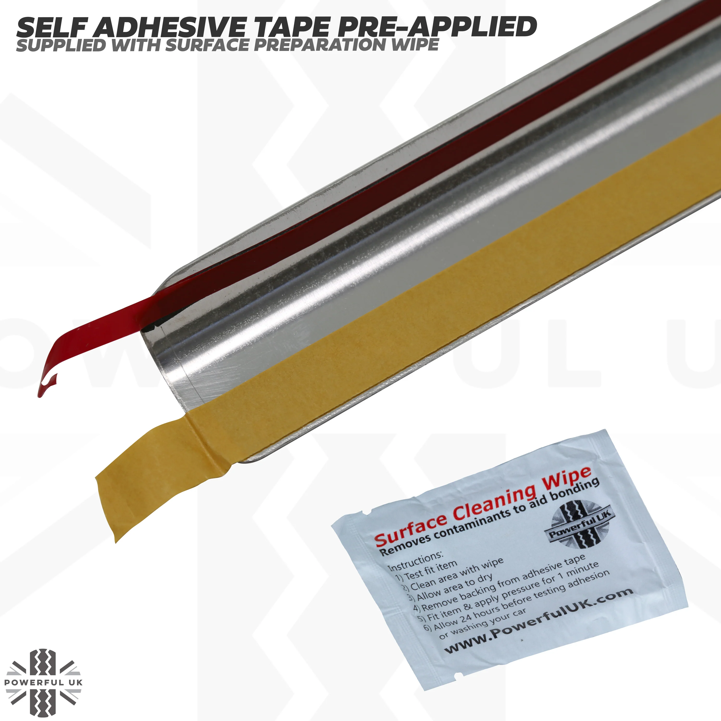 Door Sill Covers in Brushed Aluminium with Sport Logo for Range Rover Sport L494 - Image 6