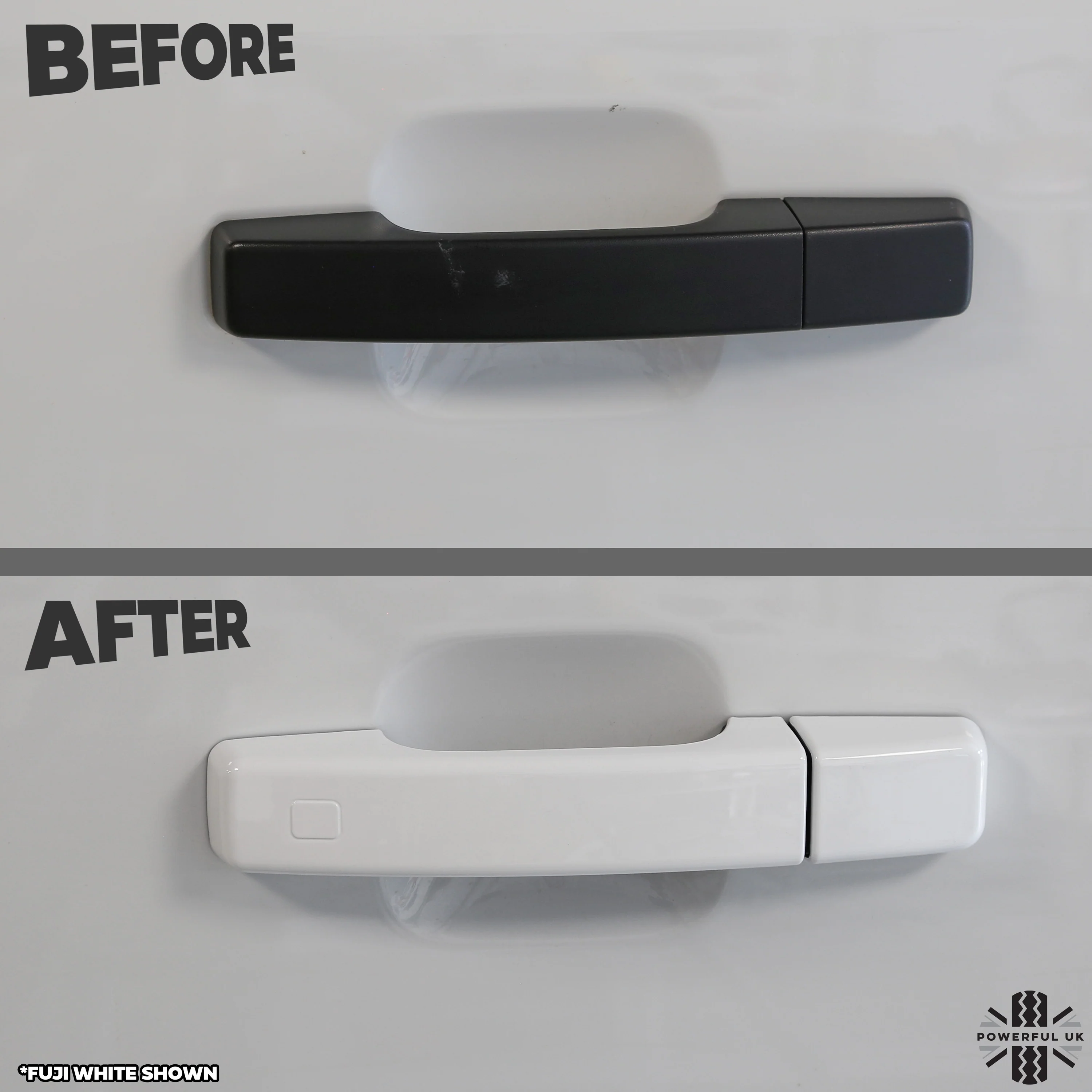 Door & Tailgate Handle Covers - Gloss Black - for Land Rover Defender L663 (90 model) - Image 6