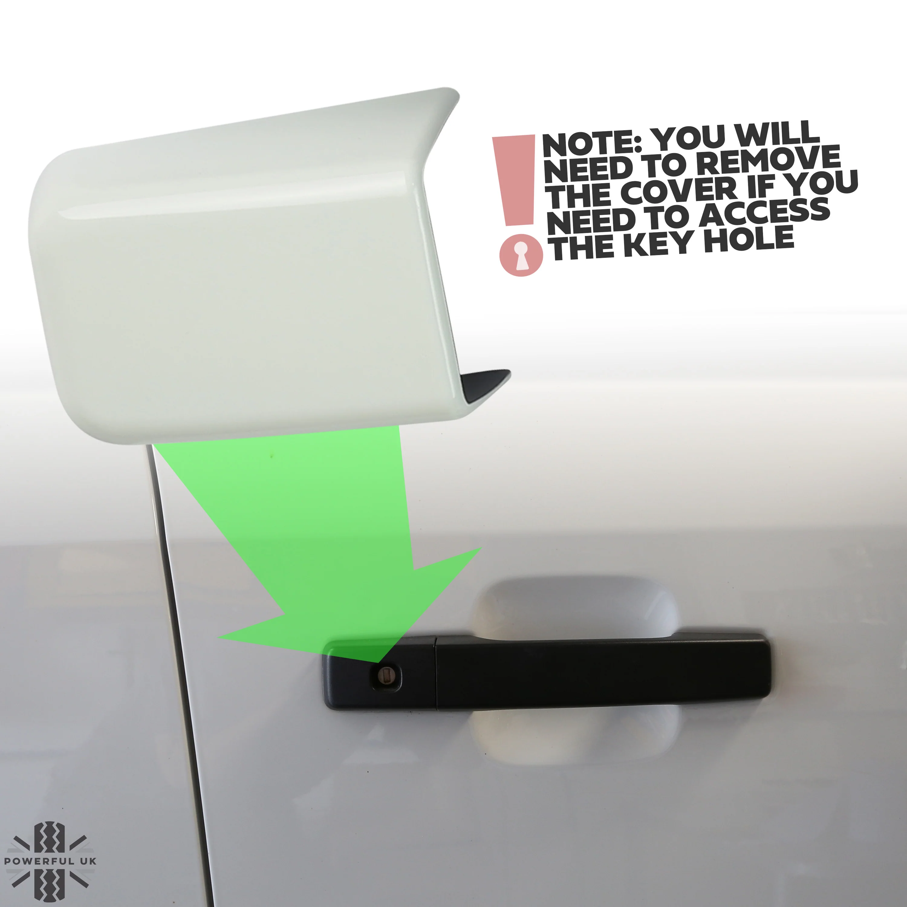 Door & Tailgate Handle Covers - Santorini Black - for Land Rover Defender L663 (110/130) - Image 12