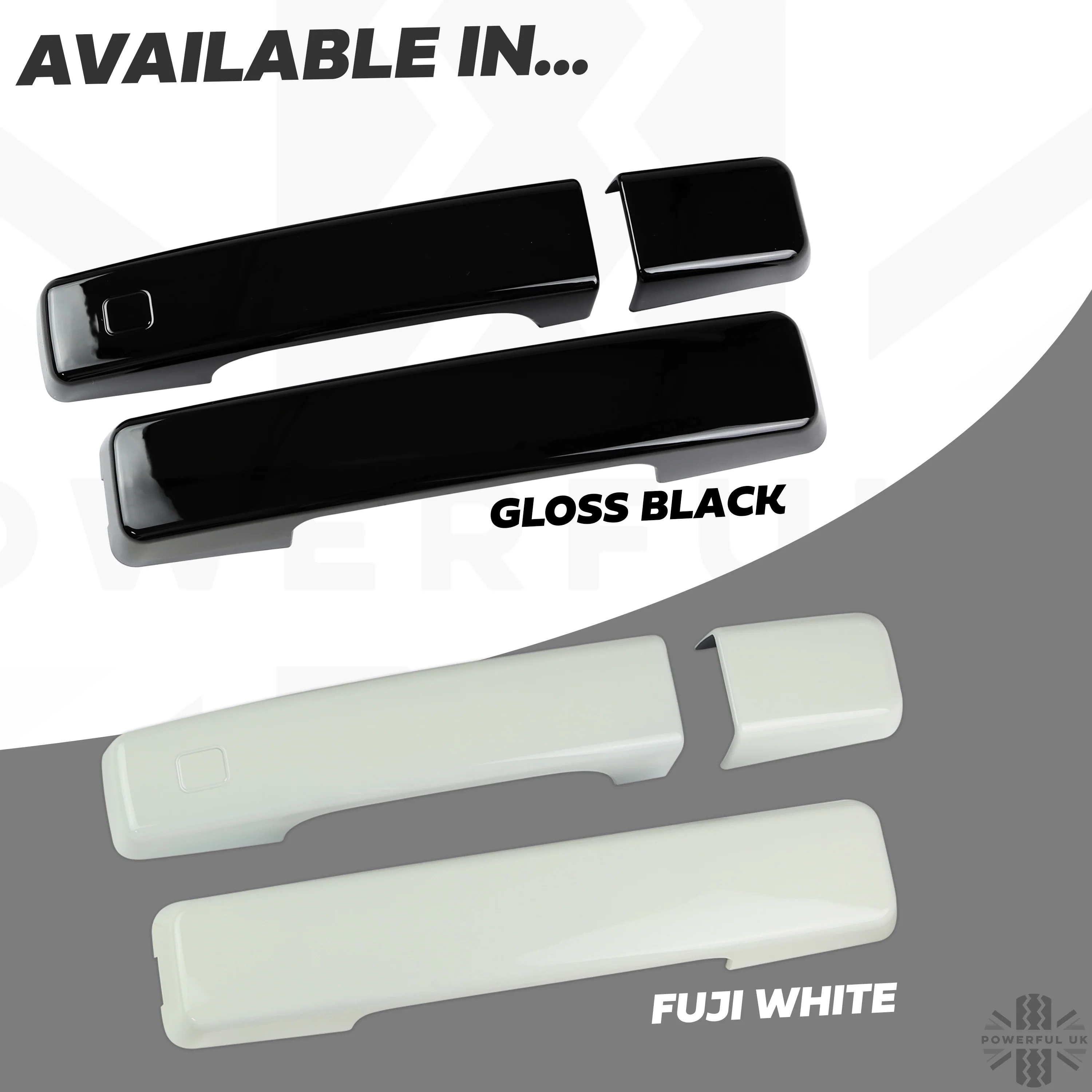 Door & Tailgate Handle Covers - Santorini Black - for Land Rover Defender L663 (90 model) - Image 10