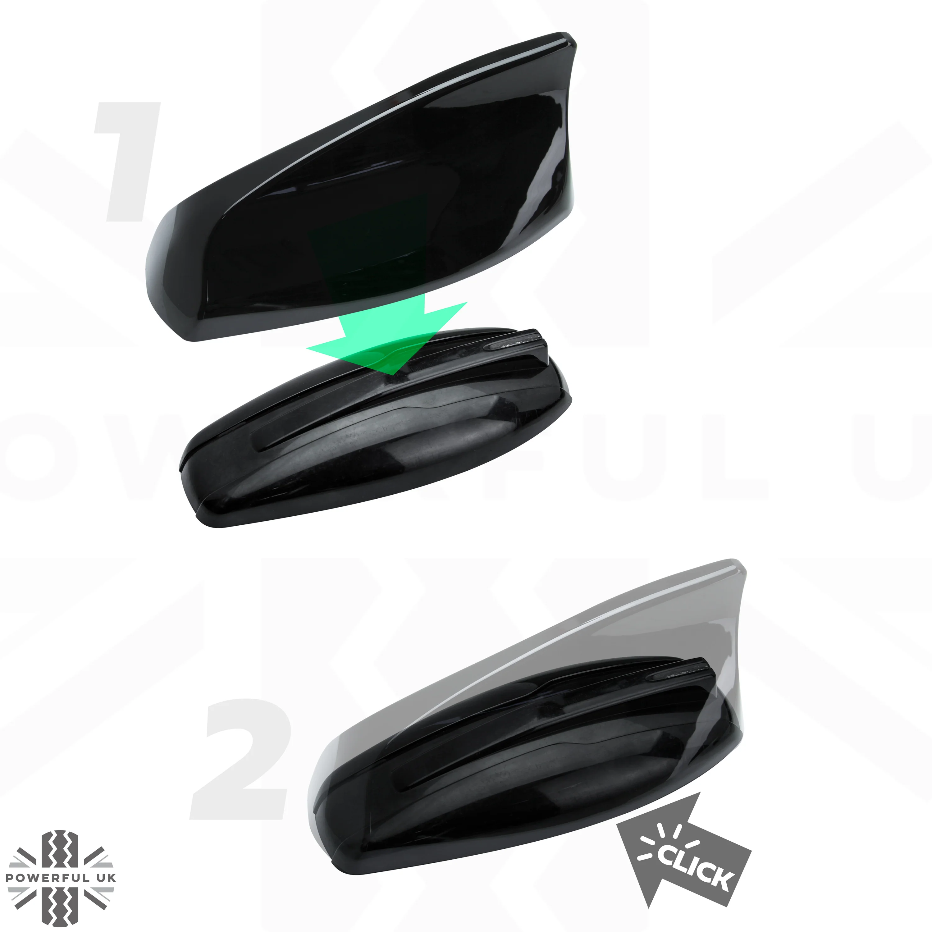Dummy Aerial Cover for Range Rover Sport L494 (2014-17) - Gloss Black - Image 4