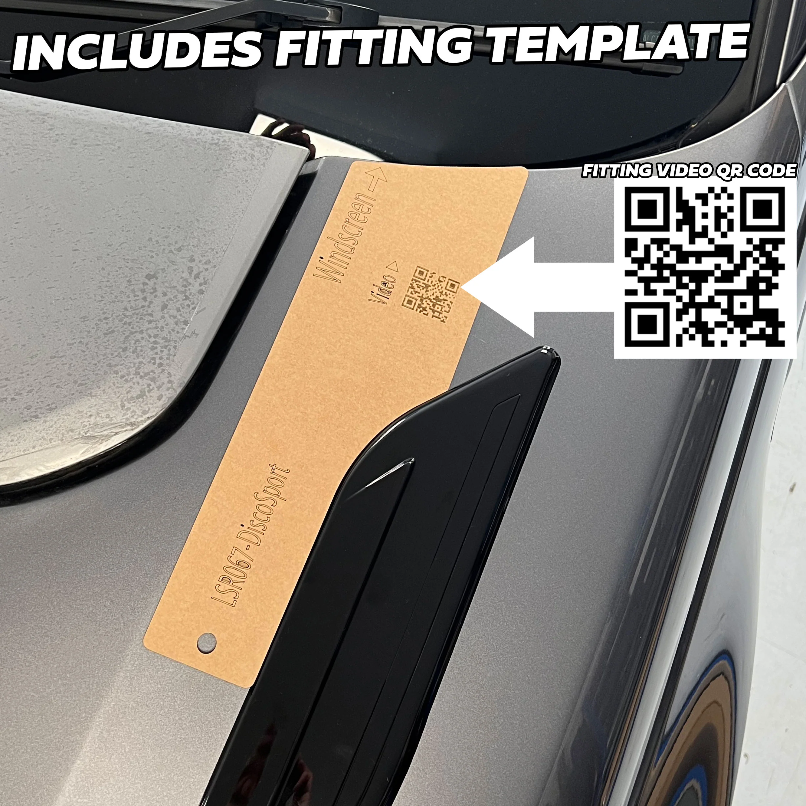 Dummy Bonnet Vents 'All Gloss Black' for Land Rover Discovery Sport - Image 4