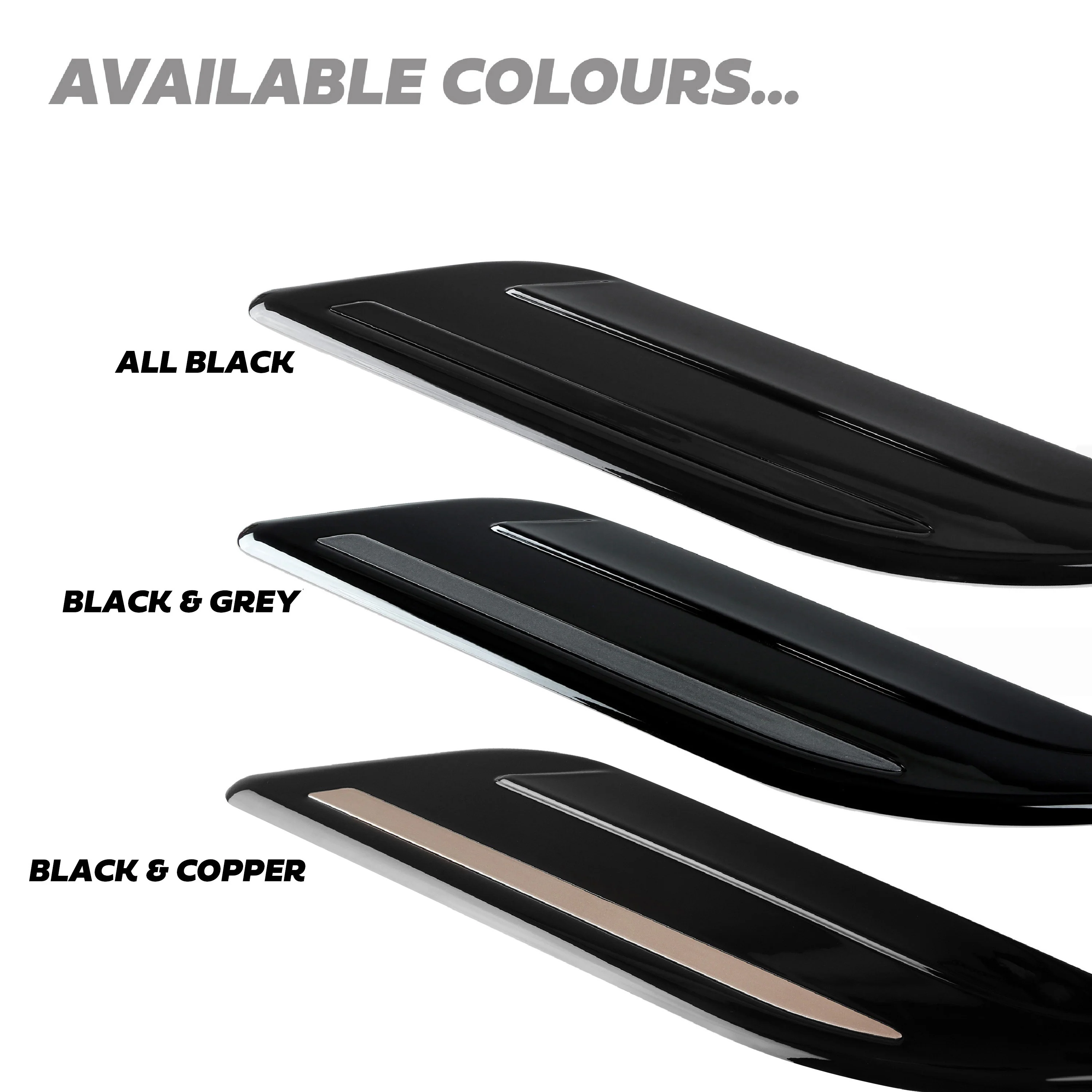 Dummy Bonnet Vents 'Black & Copper' for Range Rover Velar - Image 8