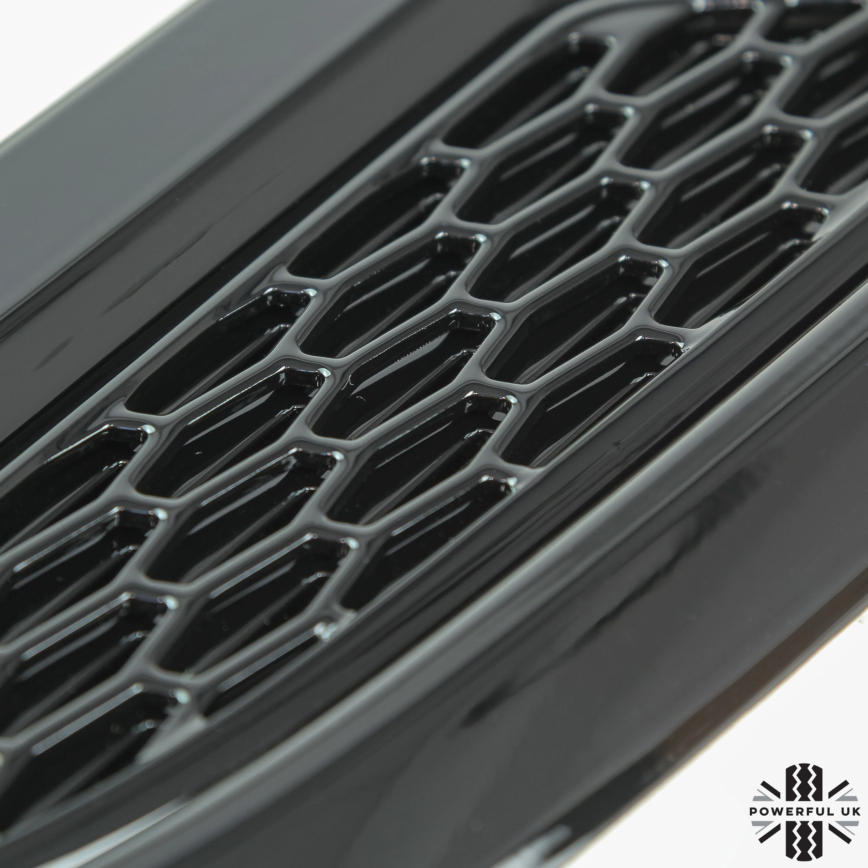 Dummy Bonnet Vents (Flat Type) - Pair- Gloss Black - Image 2