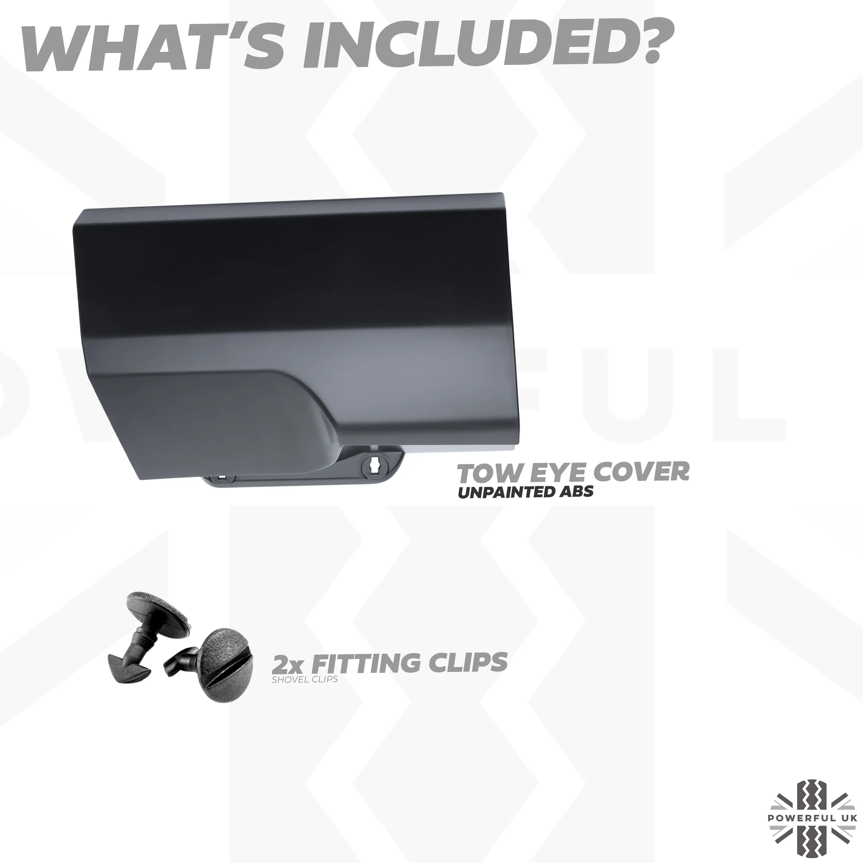 Dynamic/HST Rear Tow Eye Cover for Land Rover Freelander 2 - Image 3