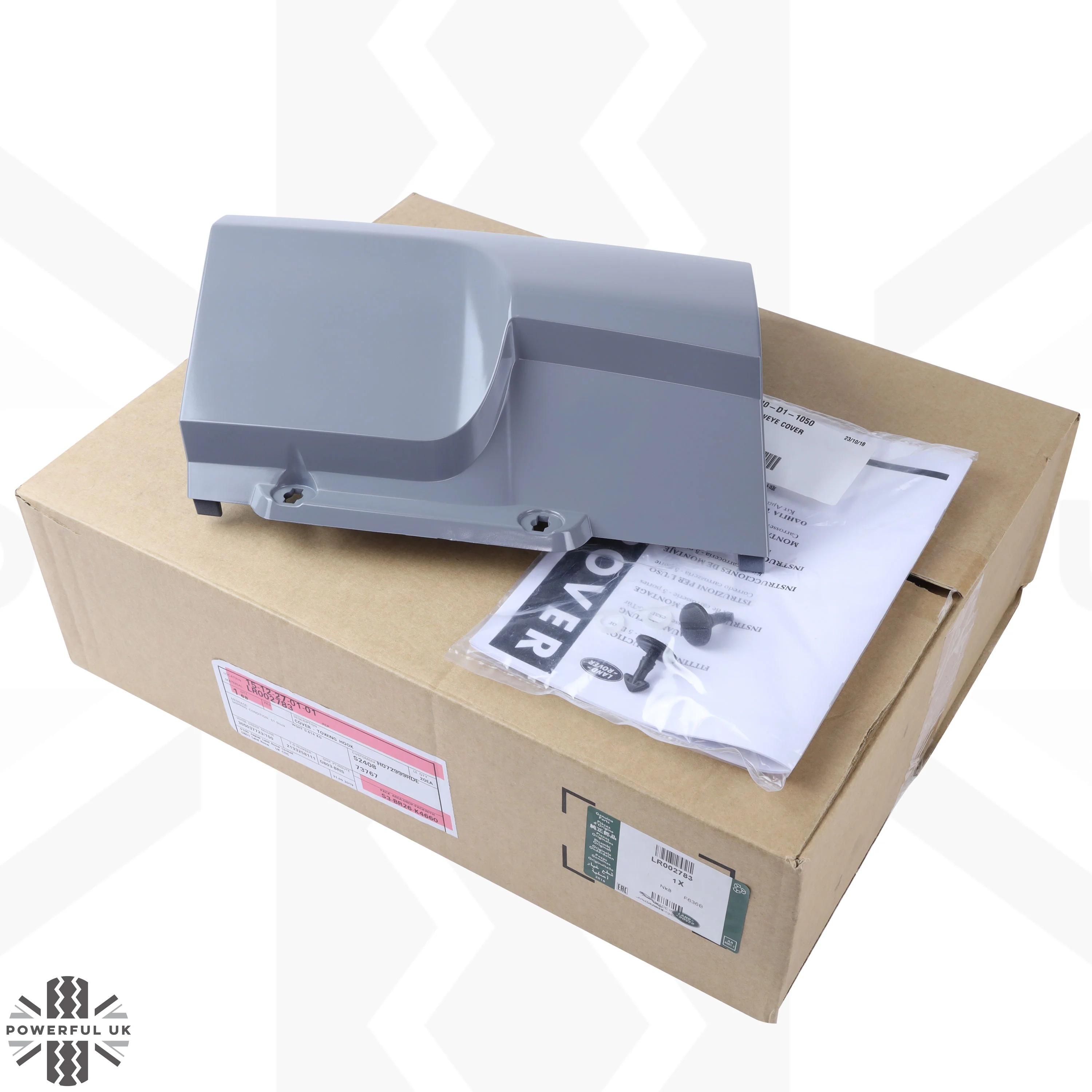 Dynamic/HST Rear Tow Eye Cover for Land Rover Freelander 2 - Genuine - Image 3