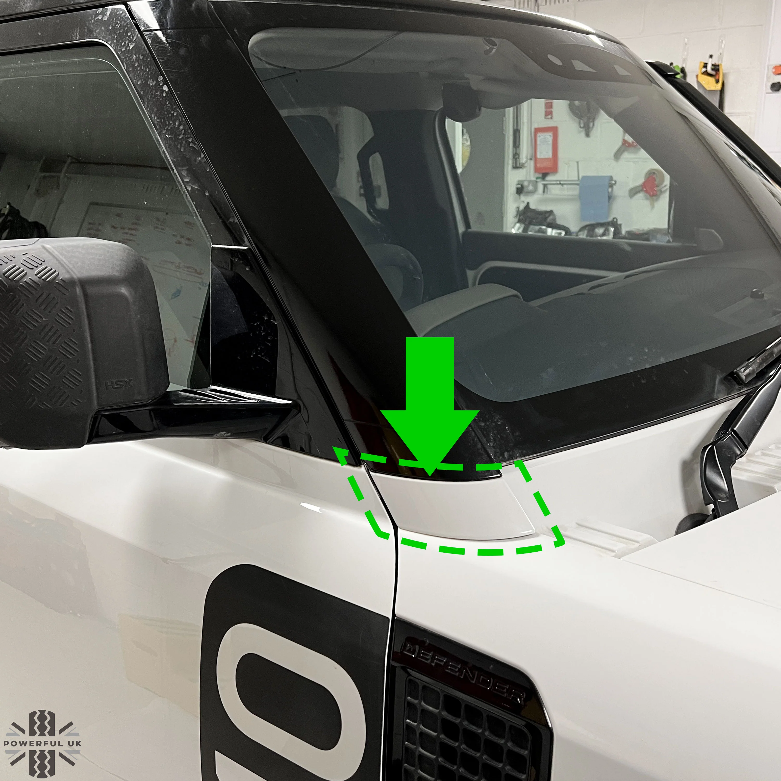 Late Type A Pillar Finisher Cap for Land Rover Defender L663 - RIGHT - Image 2