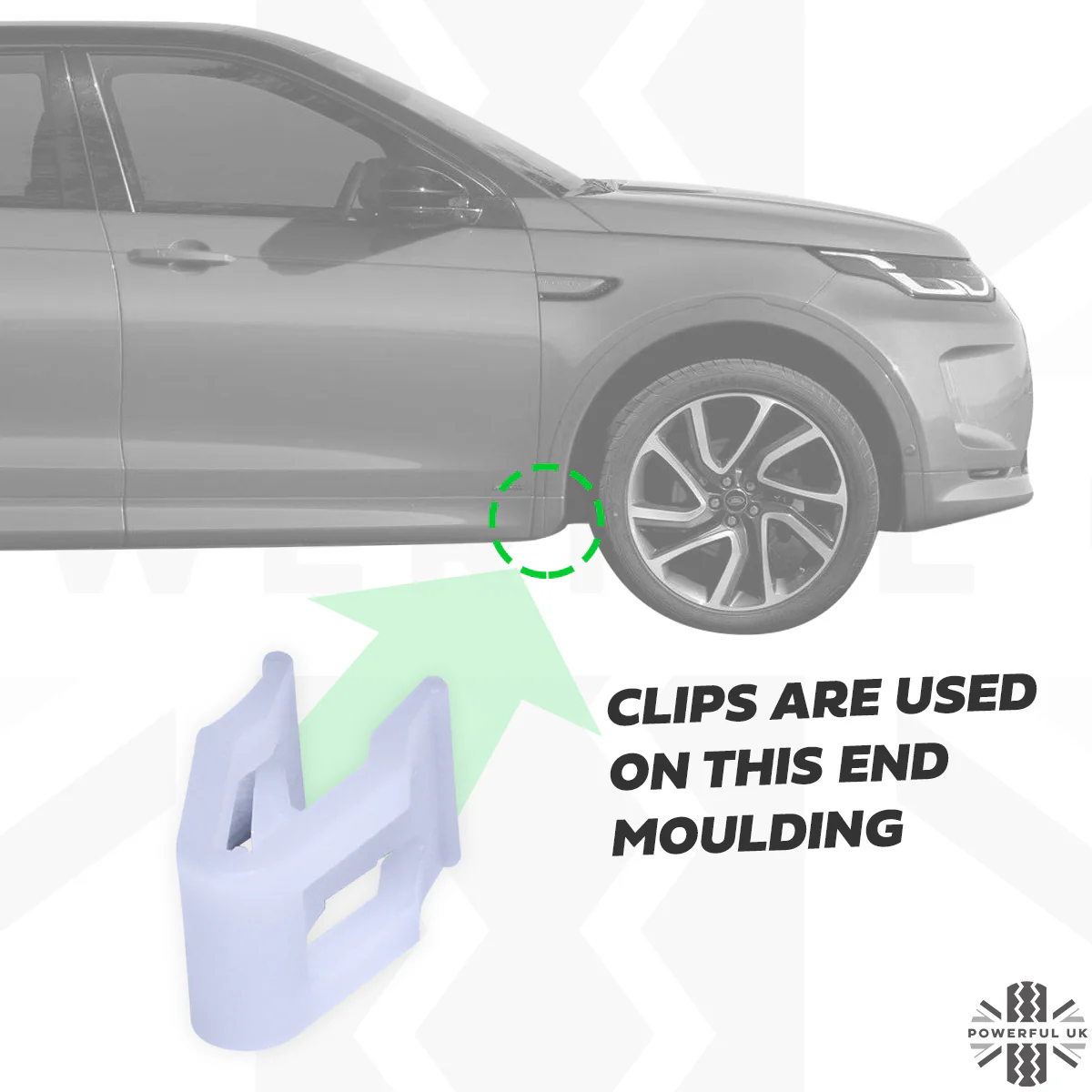 Exterior Trim Clips - 5pcs for Land Rover Discovery Sport - Image 4