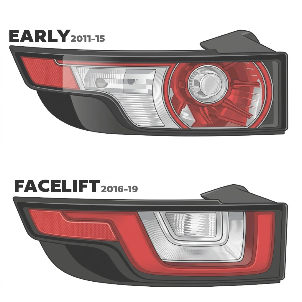 Facelift Rear Light for Range Rover Evoque - PAIR - Image 4