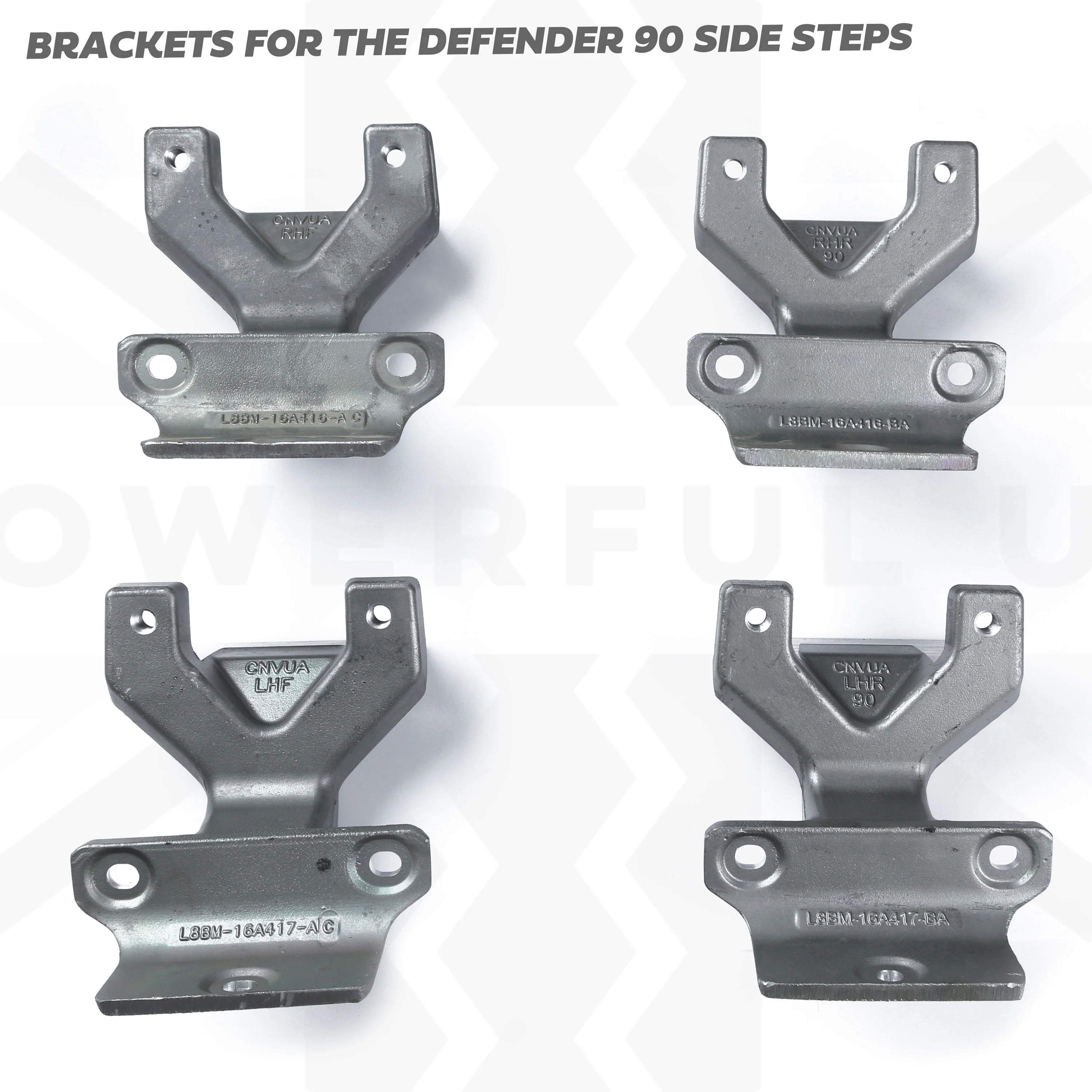 Fixed Side Steps (Genuine) + Extra Fitting Kit for Land Rover Defender L663 (90 Model) - Image 5