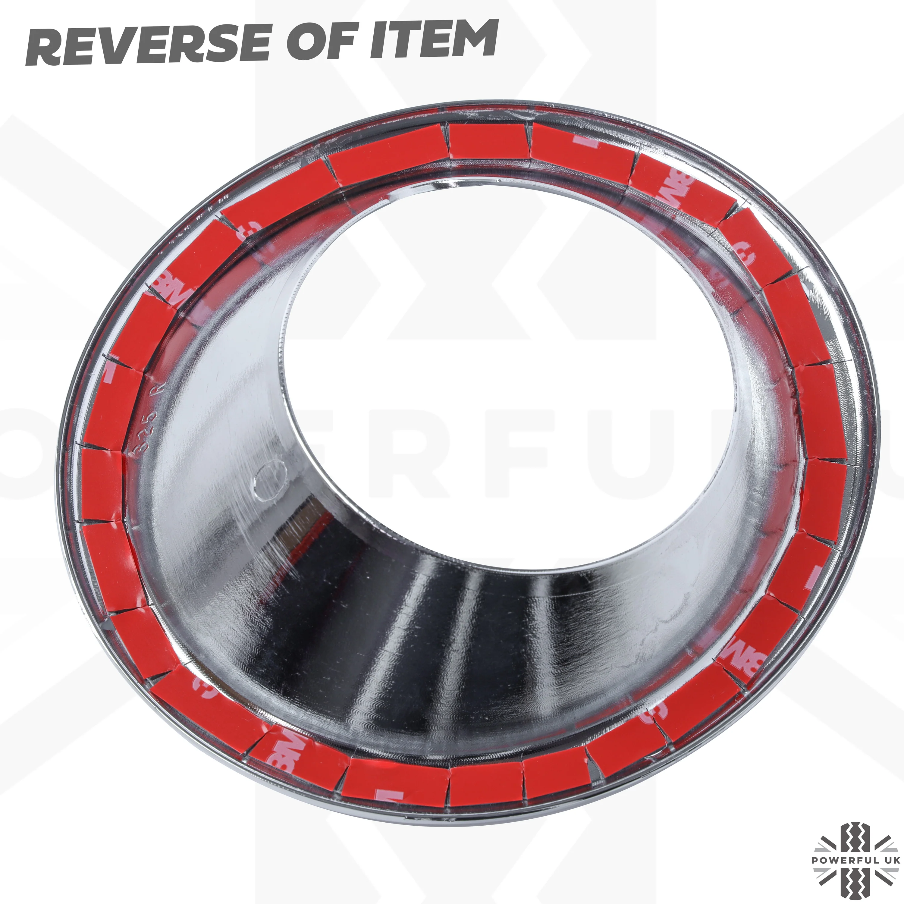 Fog Bezel COVERS for Land Rover Discovery 3 - Chrome - Image 6