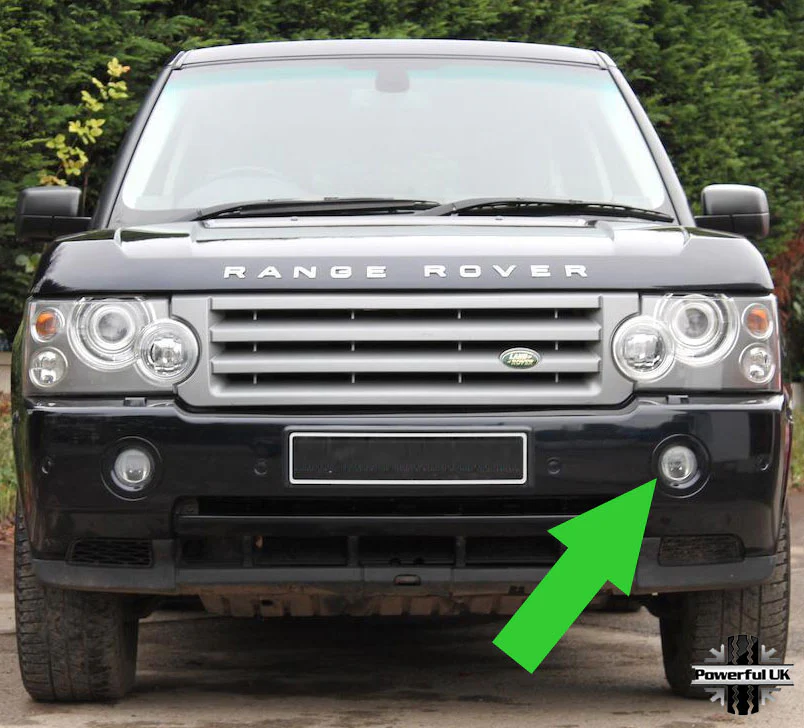 Fog Lamp Bezel for Range Rover L322 2006-09  front bumper - Primer LH - Image 3