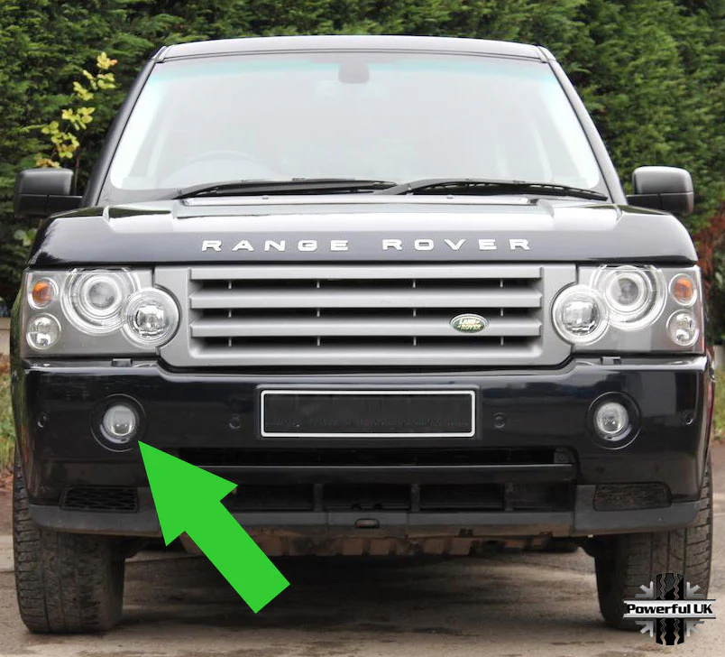 Fog Lamp Bezel for Range Rover L322 2006-09 front bumper - Primer RH - Image 3