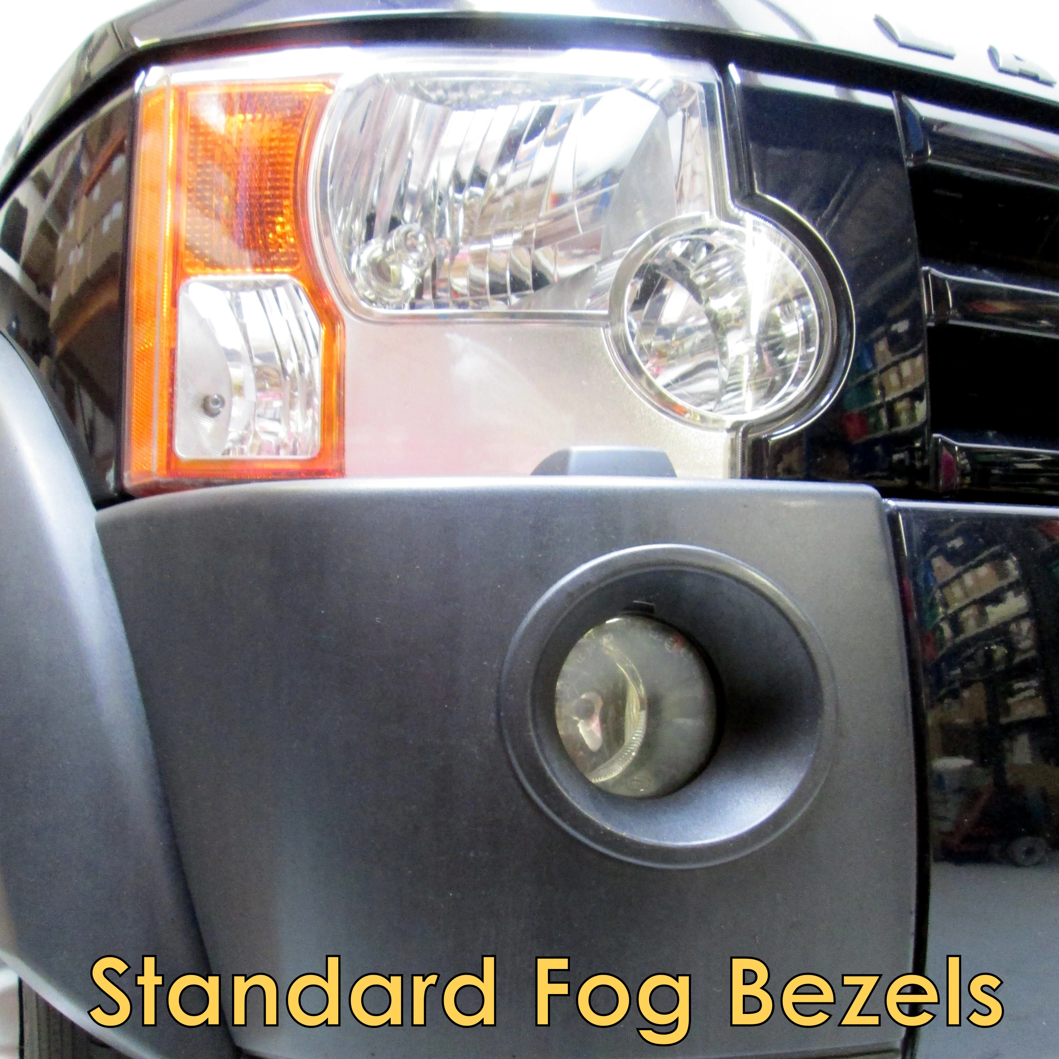 Fog Lamp Bezel in Textured Black for Land Rover Discovery 3 - Right - Image 7