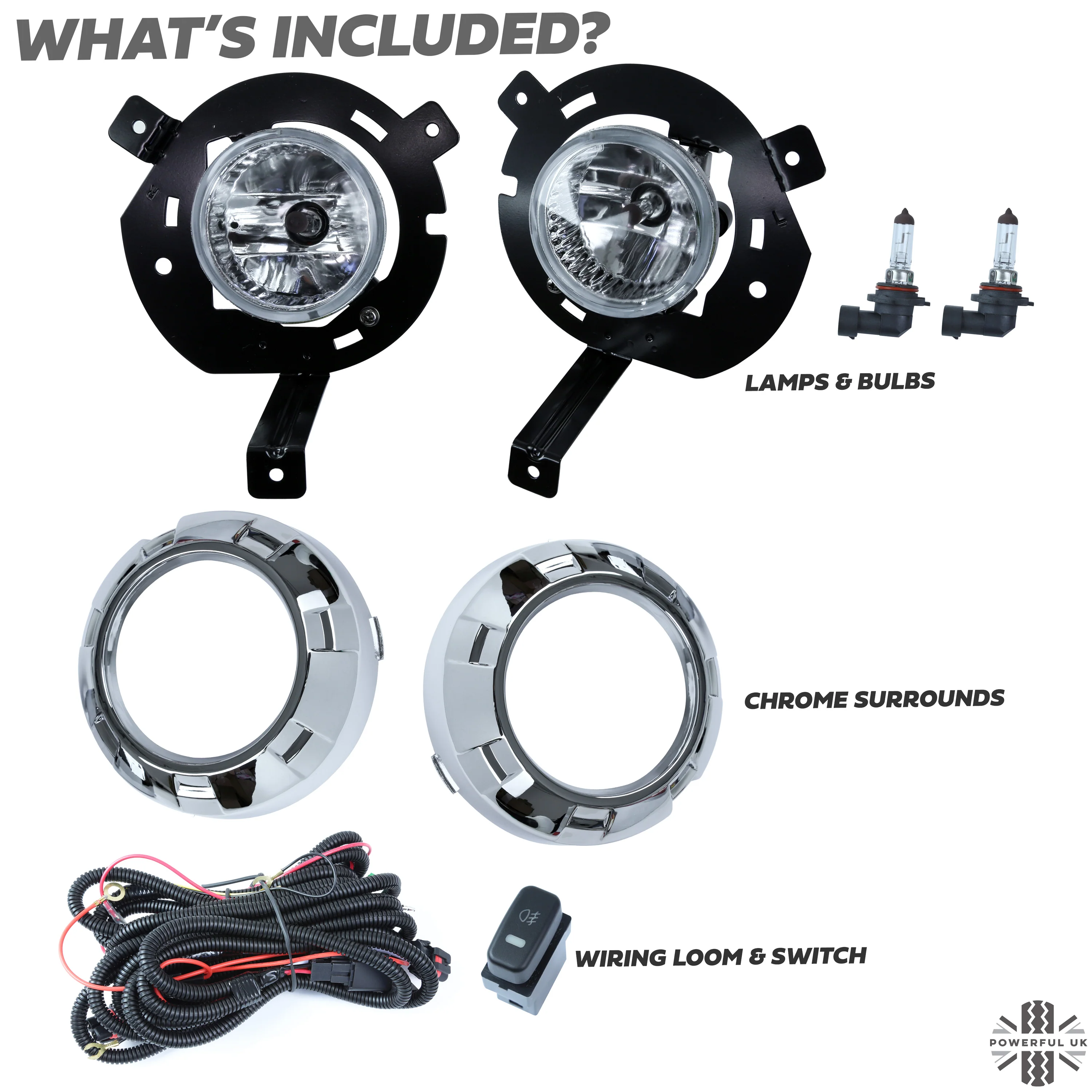 Fog Lamp Kit for Mitsubsihi L200 2006-09 - Image 3