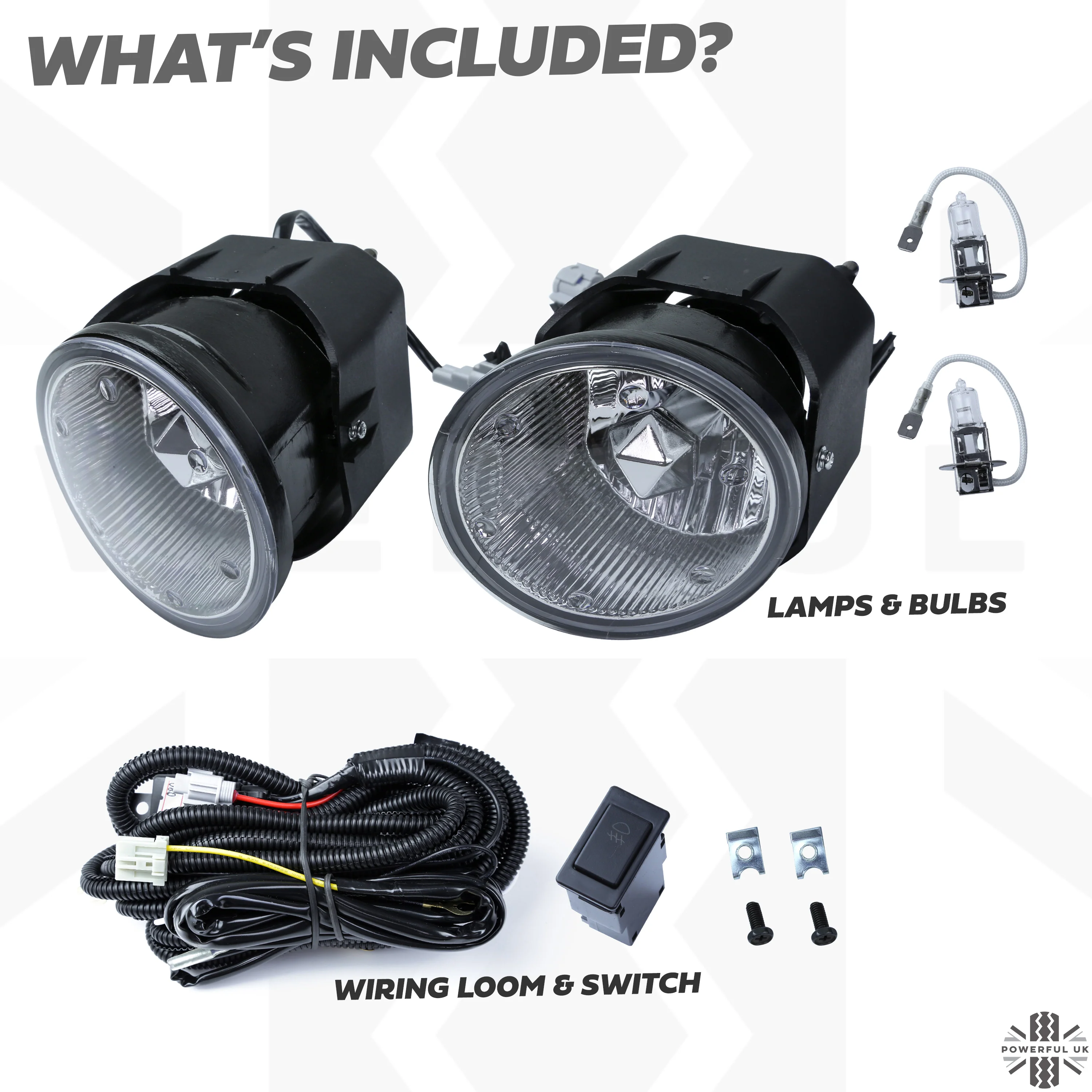 Fog Lamp Kit for Nissan Navara D22 2002-05 - Image 3