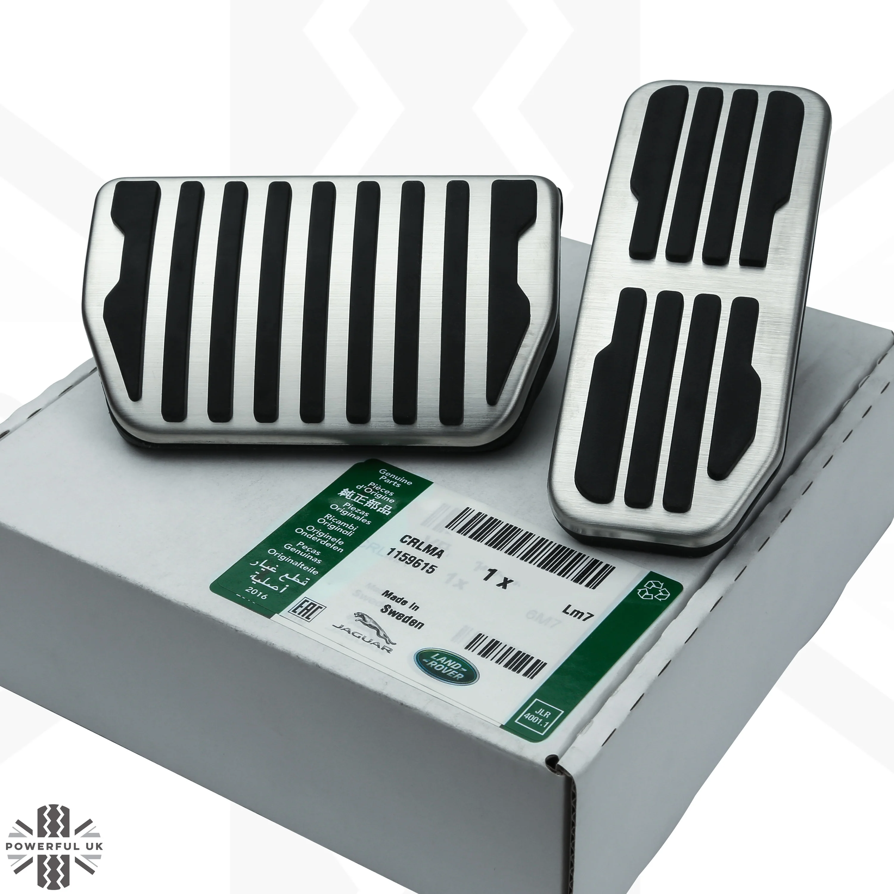 Foot Pedal Covers (No Logo) - Genuine - for Jaguar F-Pace - Image 3
