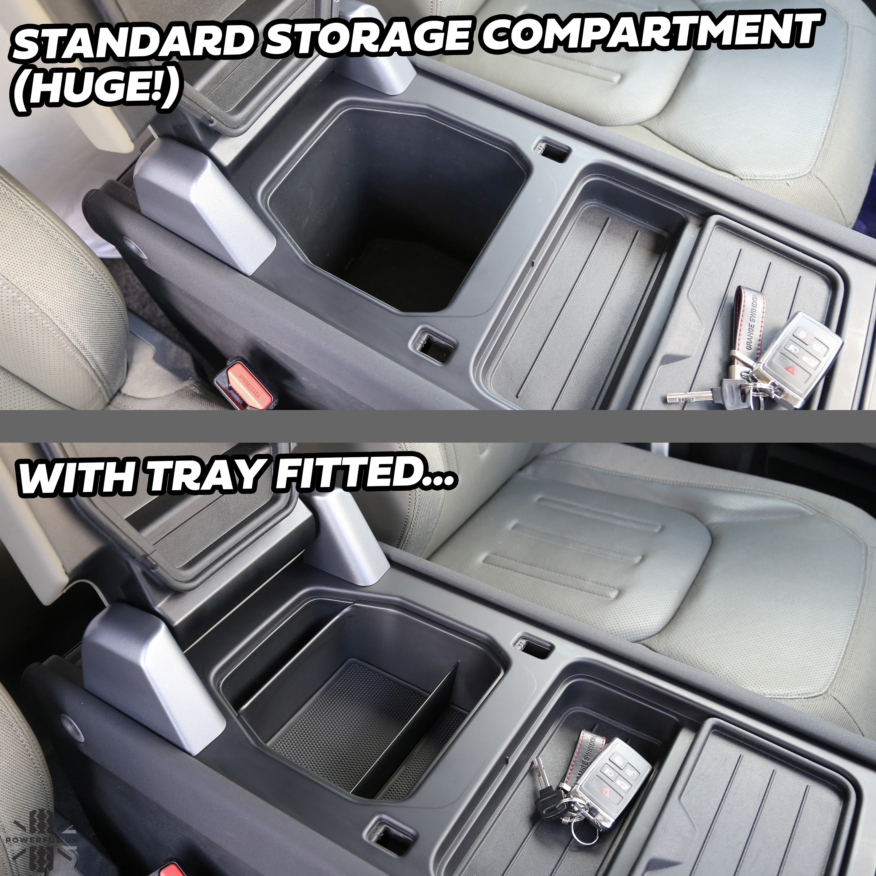 Front Armrest Storage Tray for Land Rover Defender L663 - Type A - Image 5
