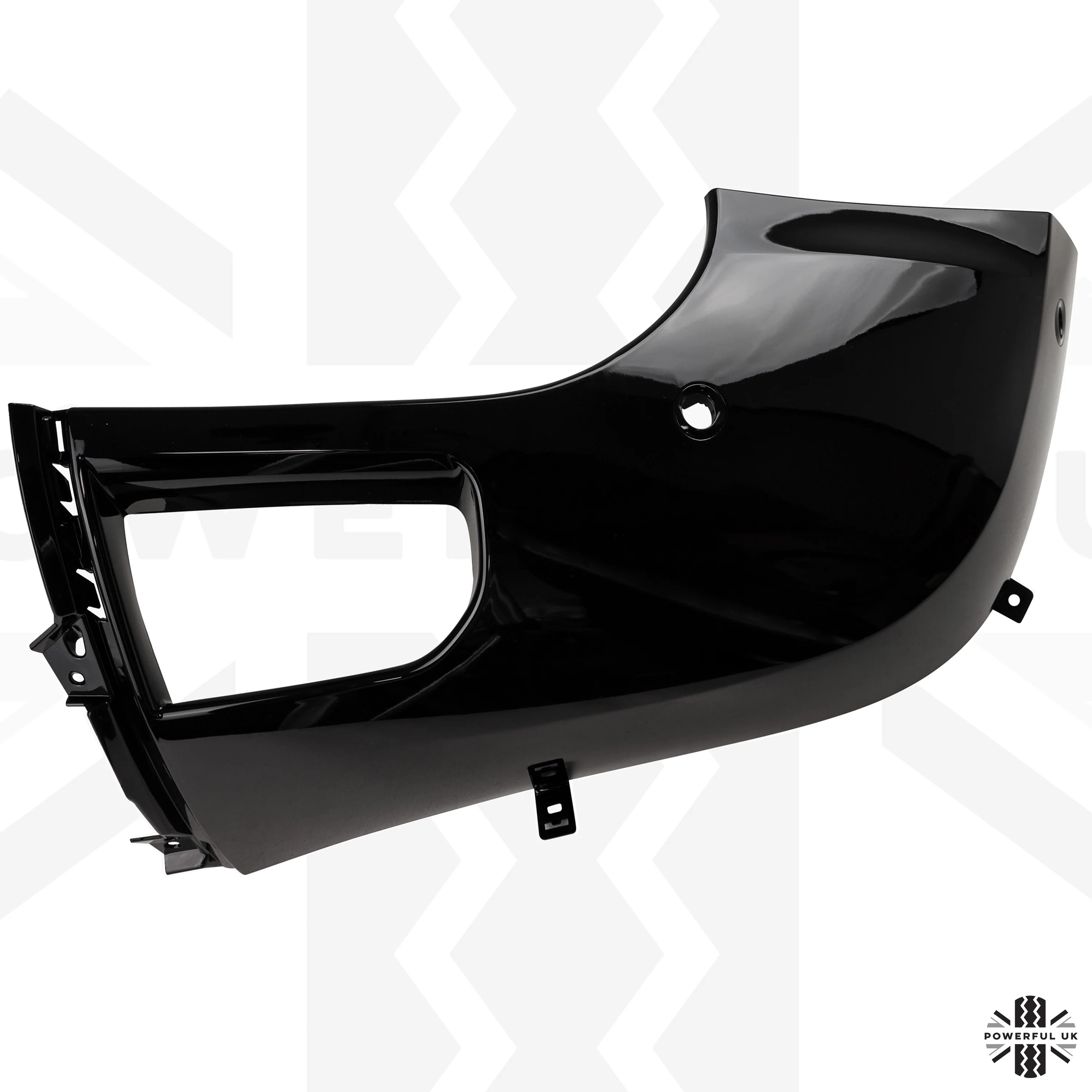 Front Bumper Corner for Land Rover Defender L663 in Gloss Black - LEFT - Image 2