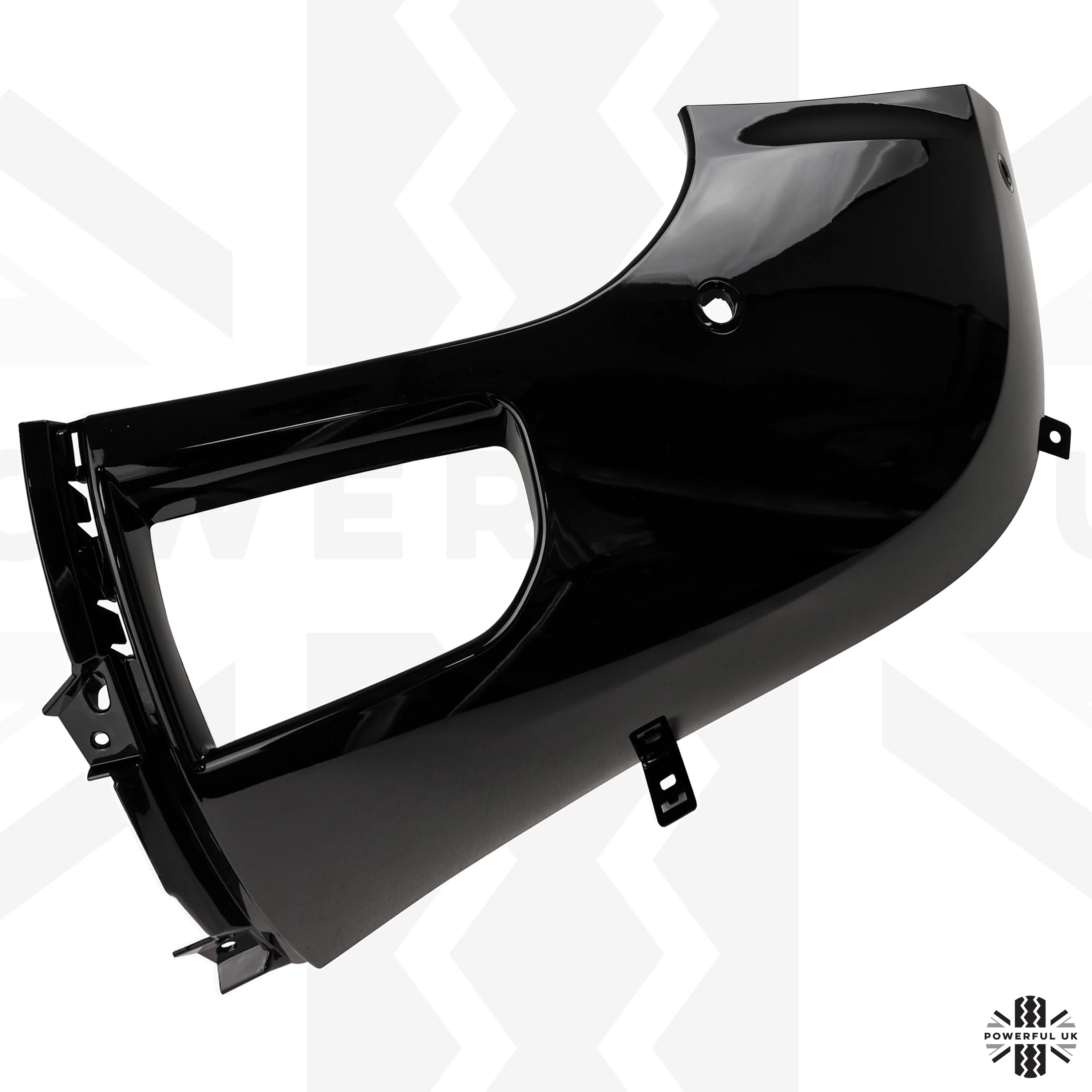 Front Bumper Corner for Land Rover Defender L663 in Gloss Black - LEFT - Image 8