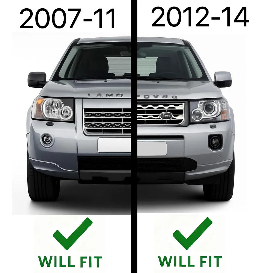 Front Bumper fog & DRL 2 in 1 LED lamps for Land Rover Freelander 2 - Image 7