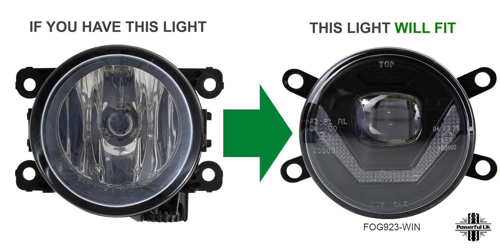 Front Bumper fog & DRL 2 in 1 LED lamps for Land Rover Freelander 2 ( Type 2 ) - Image 7