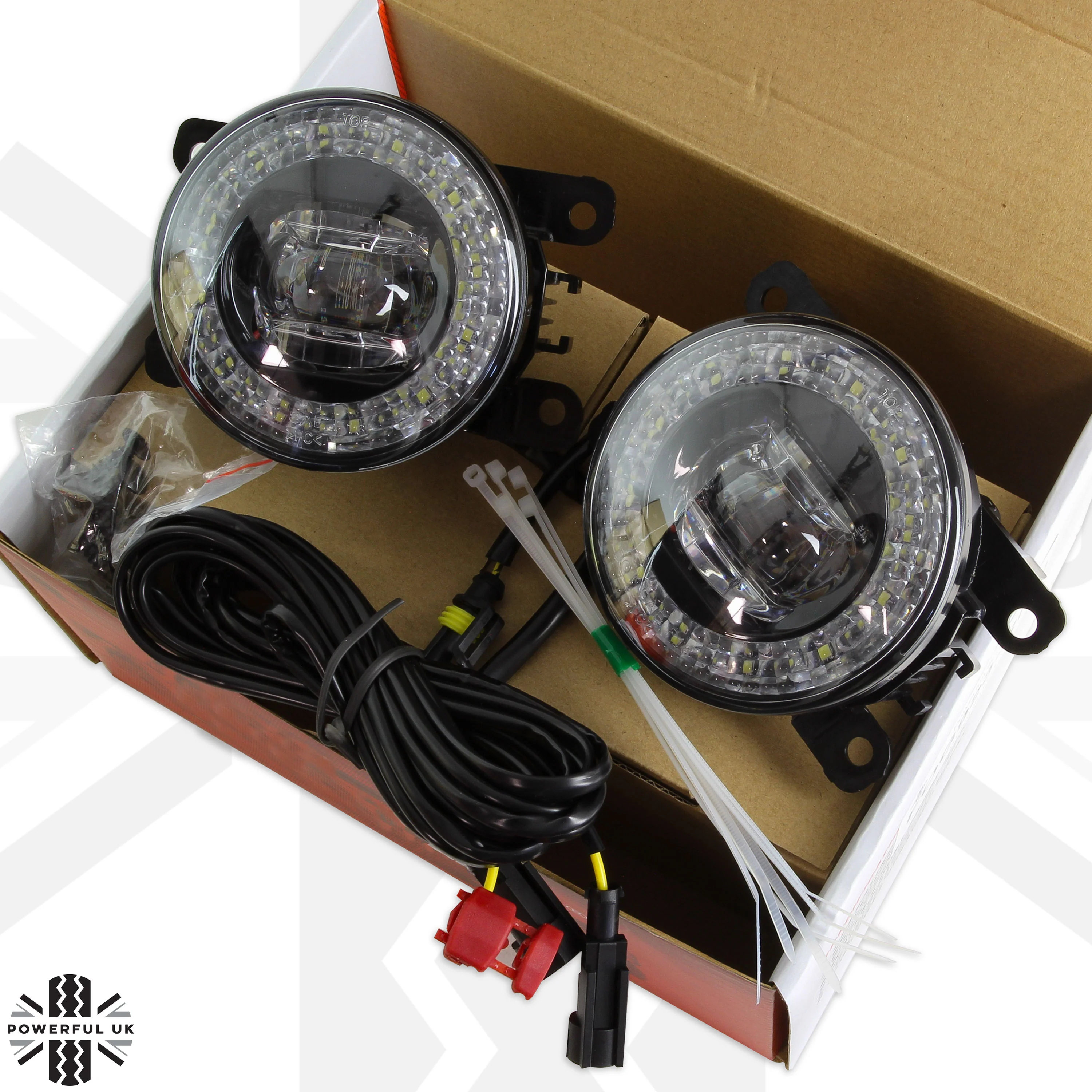Front Bumper fog & DRL 2 in 1 LED lamps for Range Rover Sport 2010 ( Type 5 ) - Image 4