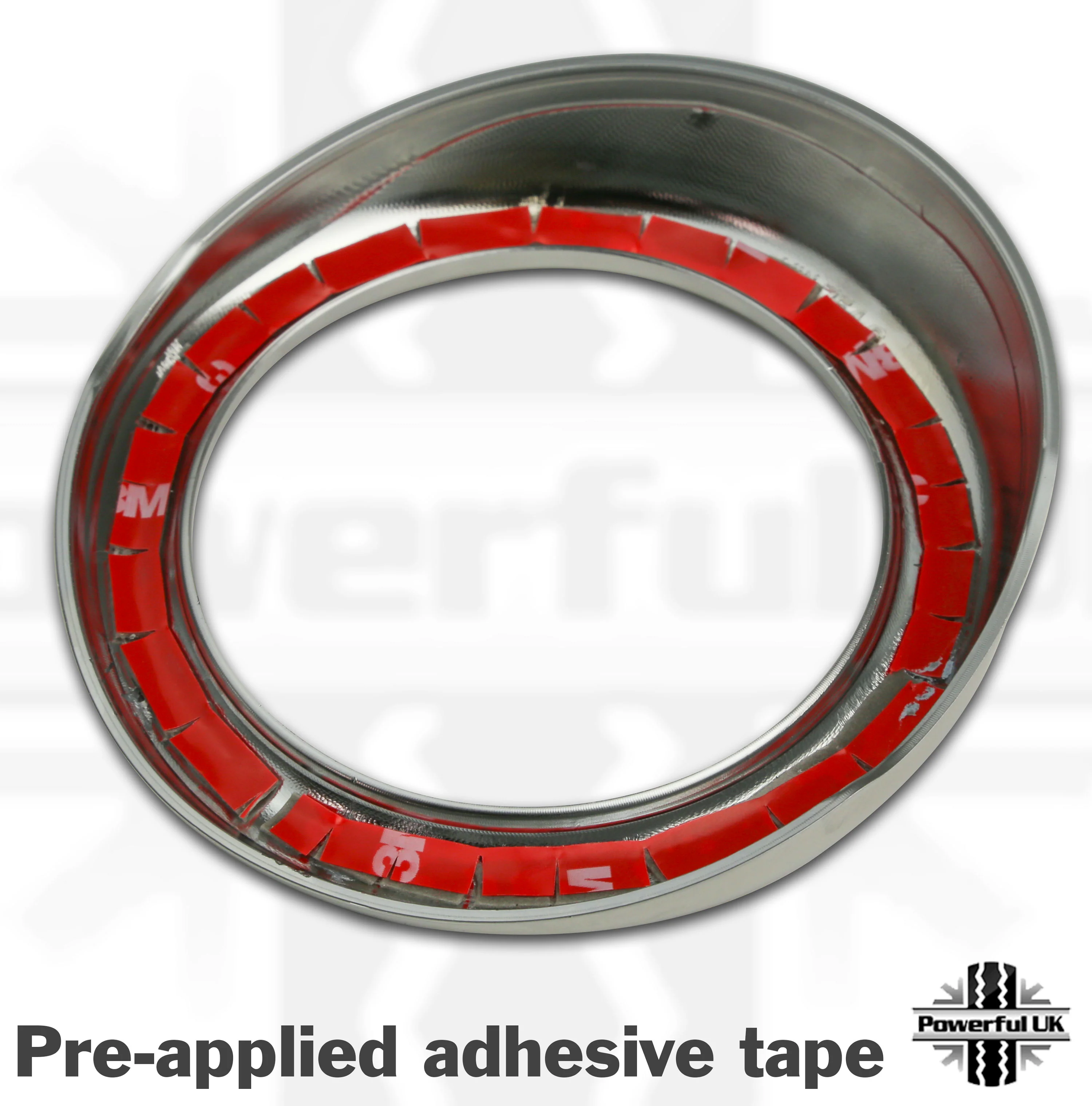 Front Bumper Fog Lamp Bezel covers - Silver - for Land Rover Discovery 4 2014-16 - Image 4