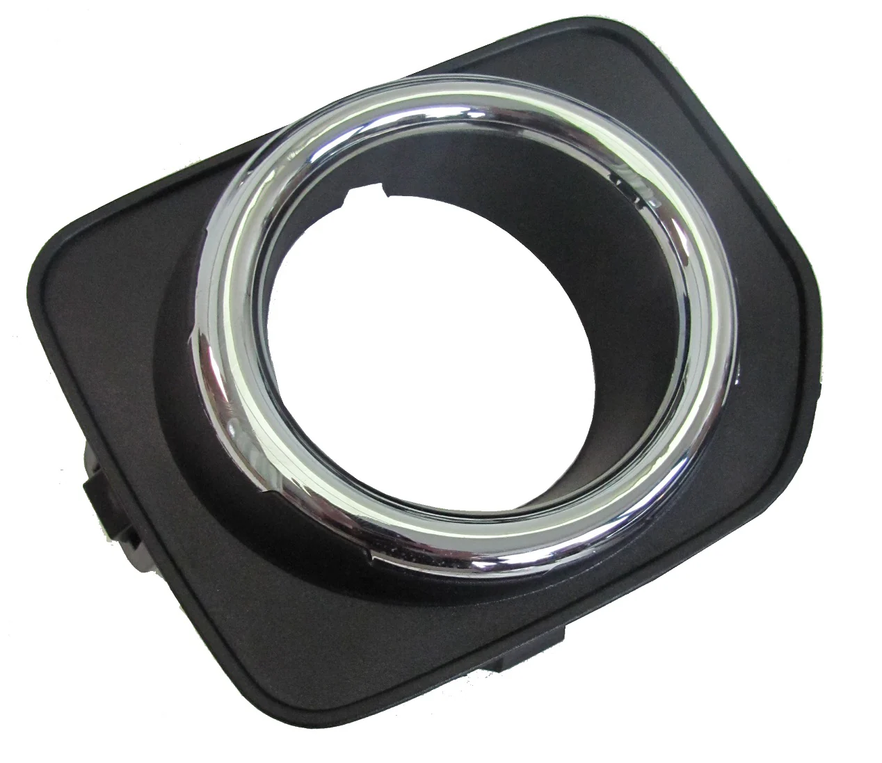 Front Bumper Fog Lamp Bezels - Black + Chrome - for Land Rover Discovery 4 2014-16 - Image 2
