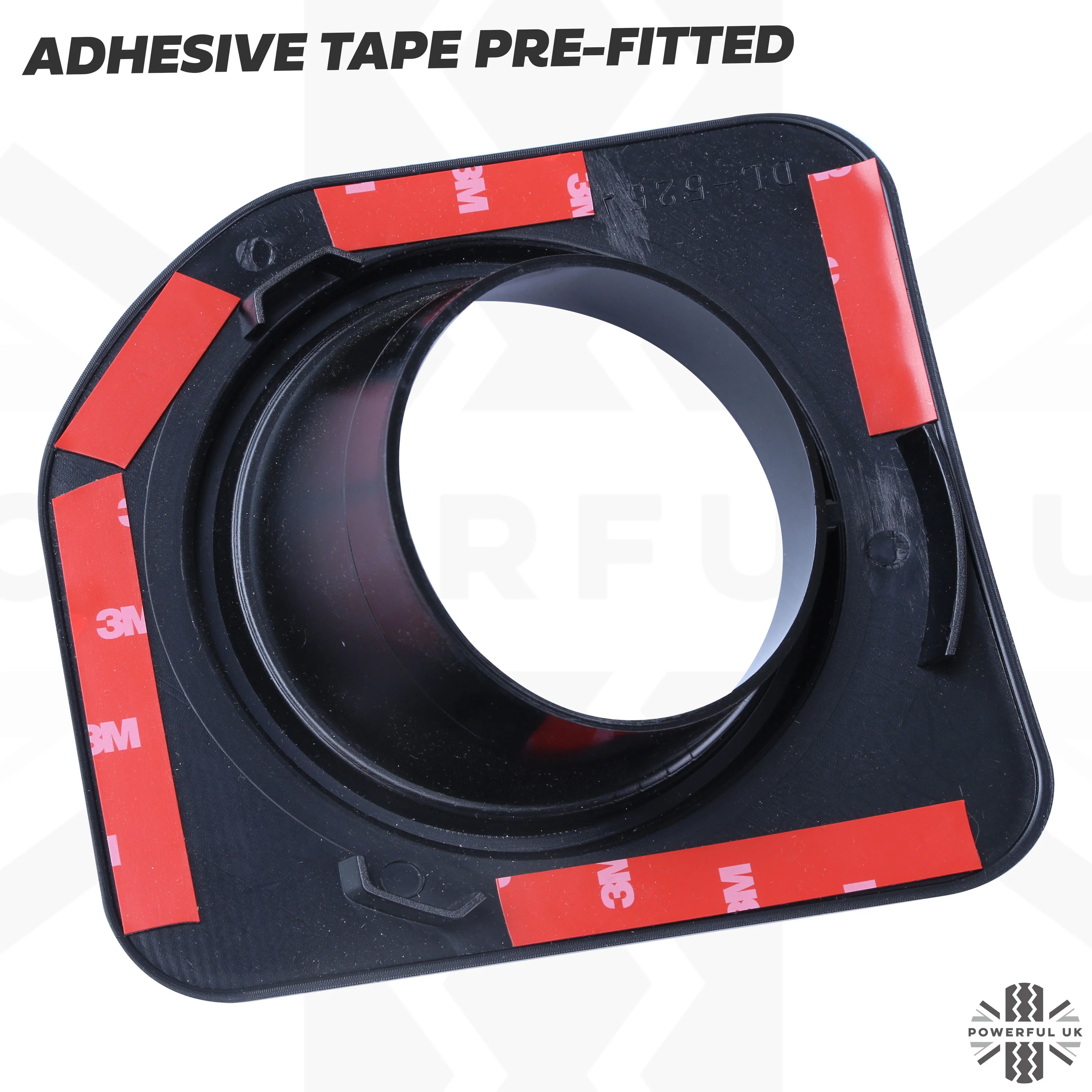 Front Bumper Fog Lamp Bezels Facelift look - Black - for Land Rover Discovery 4 2010-14 - Image 3
