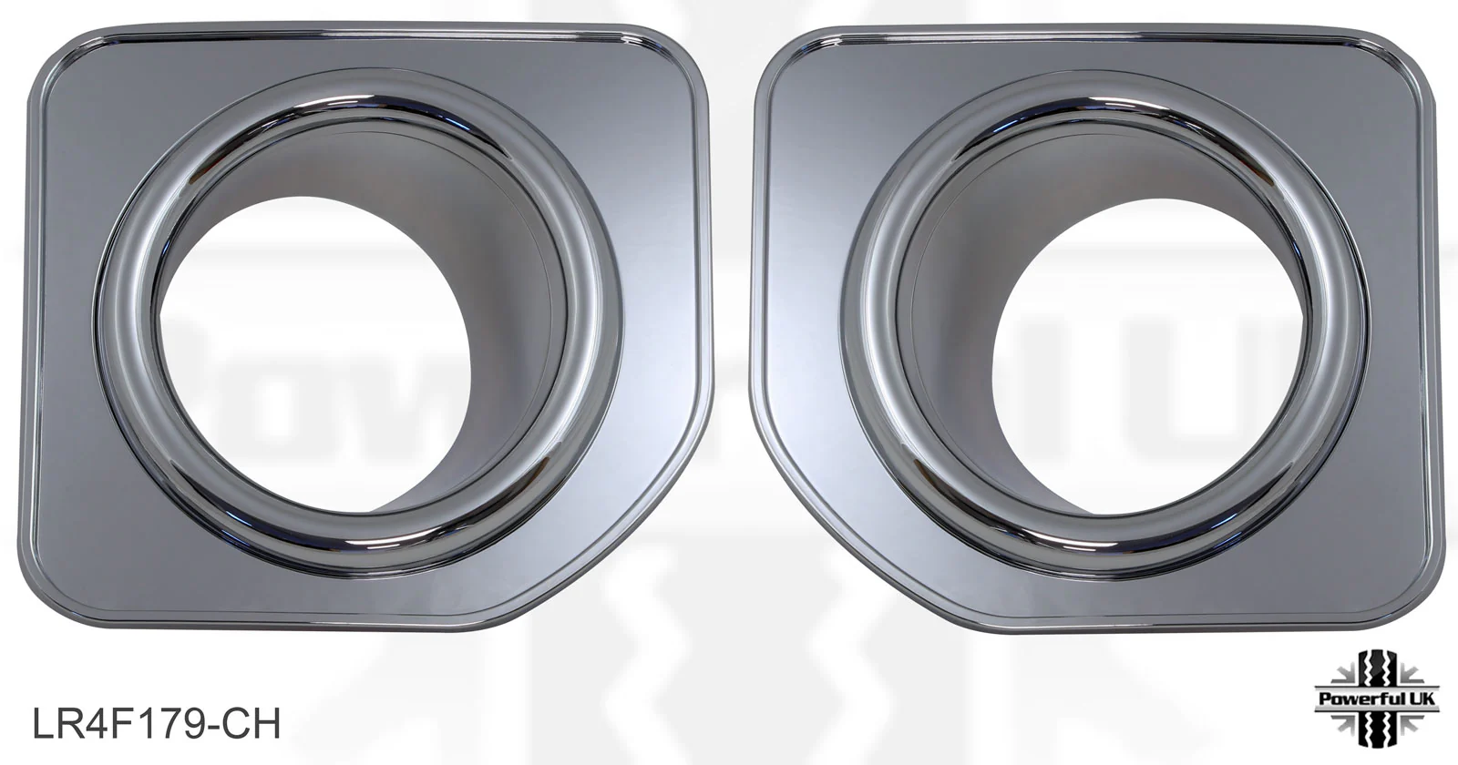 Front Bumper Fog Lamp Bezels Facelift look - Full Chrome - for Land Rover Discovery 4 2010-14 - Image 6