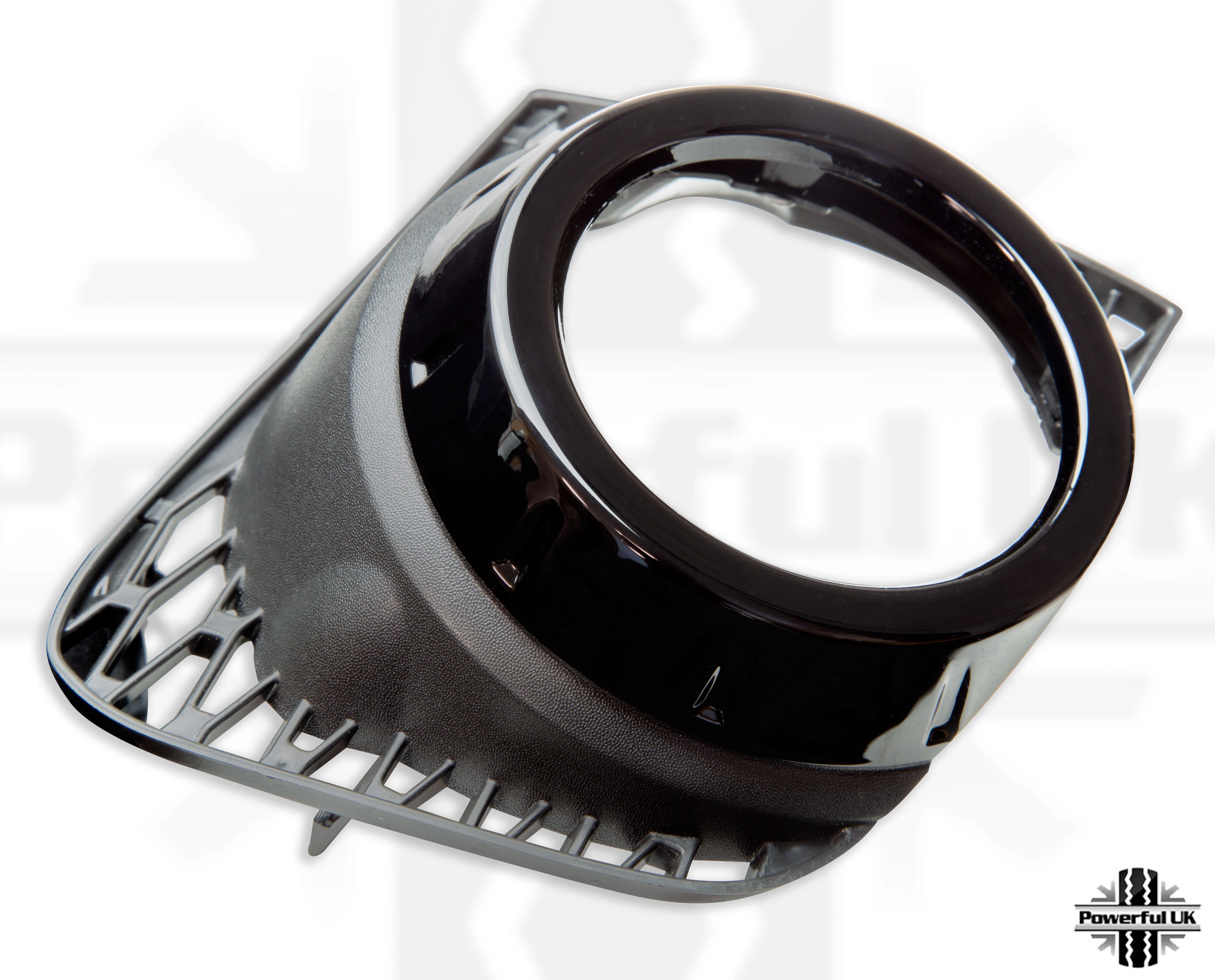 Front Bumper Fog Lamp Surrounds for Range Rover L322 2010 -  Black - Image 2