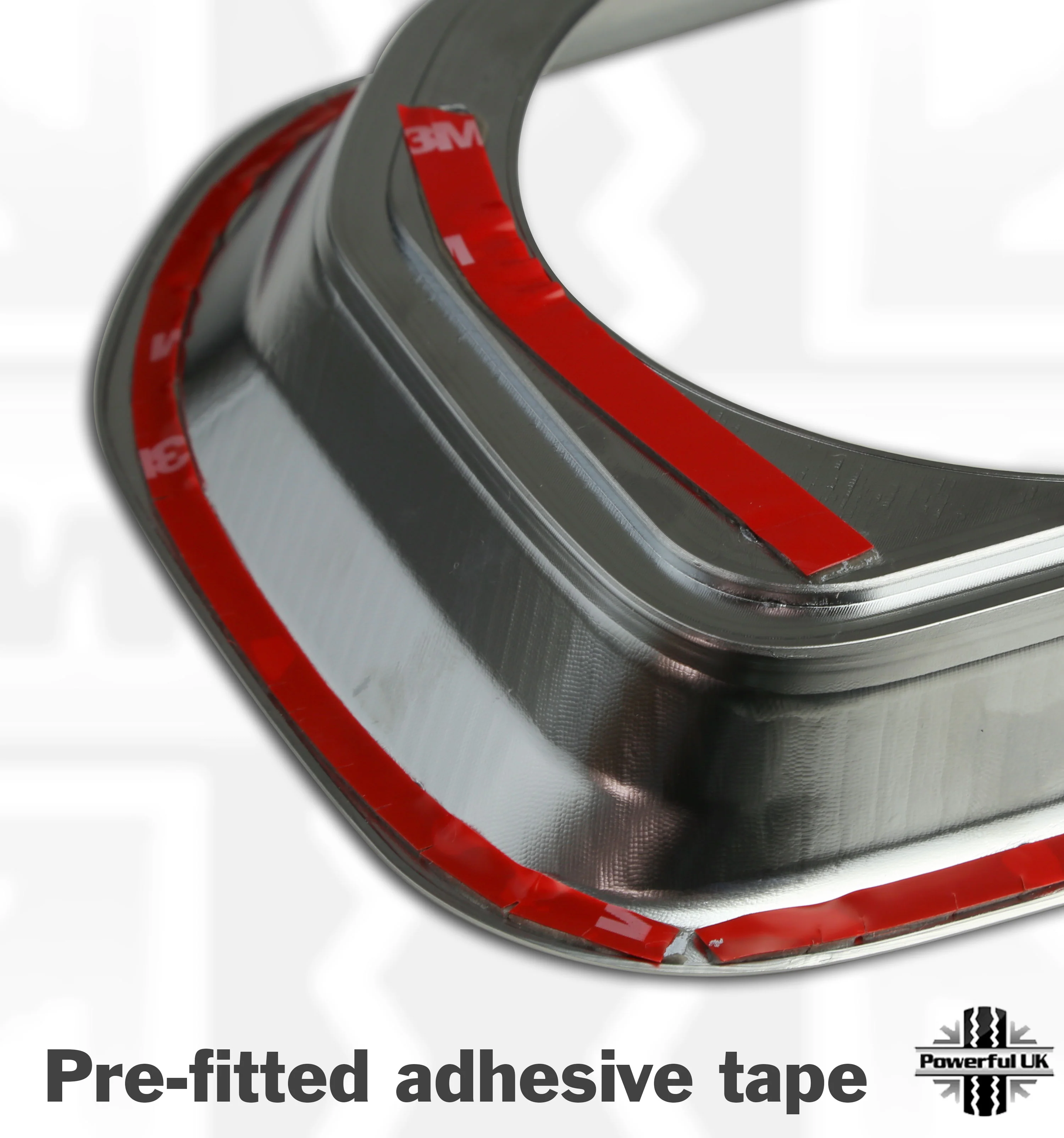 Front Bumper Fog Lamp Surrounds in Satin Chrome for Land Rover Discovery 4 2014-16 - Image 5