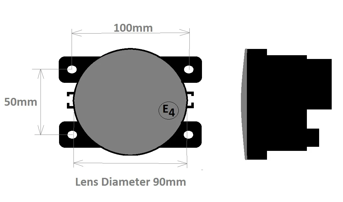 Front Bumper Fog Lamps for Land Rover Freelander 2 - LED "HSX Style" - PAIR - Image 6