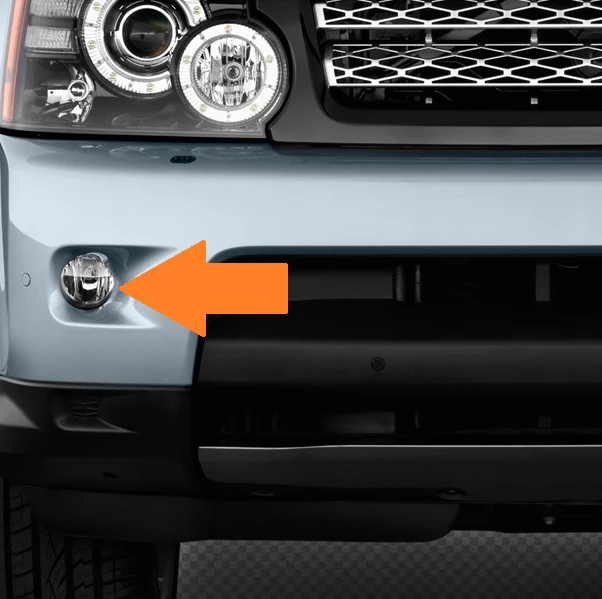 Front Bumper Fog Lamps for Range Rover Sport 2010 - LED HSX Style - PAIR - Image 5