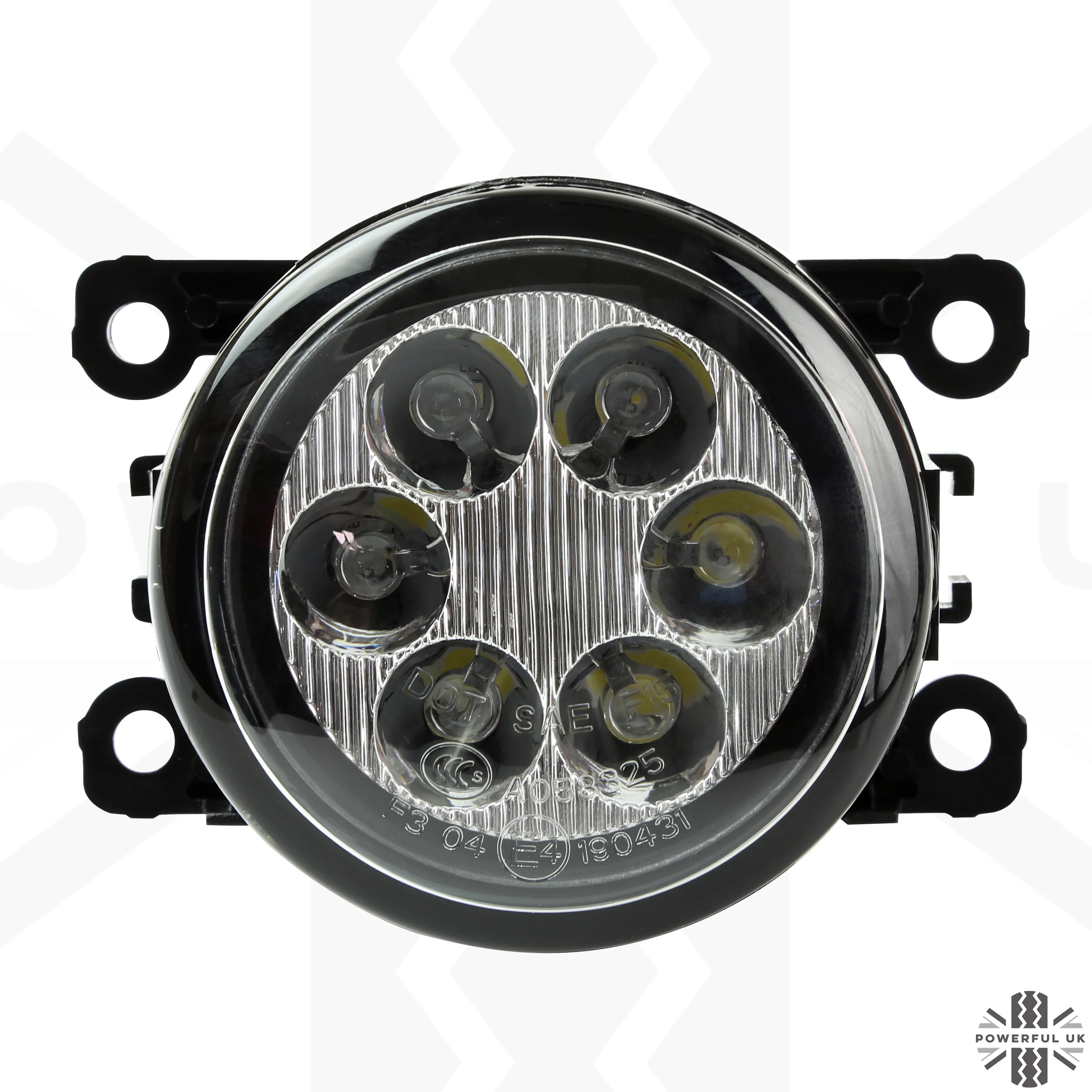 Front Bumper Fog Lamps LED (6 LED) for Land Rover Discovery 4 - PAIR - Image 3