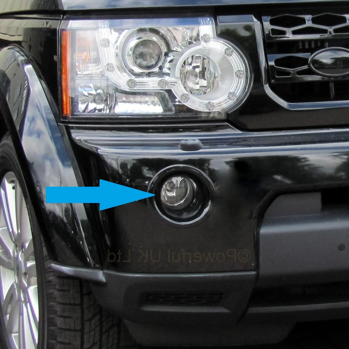 Front Bumper Fog Lamps LED (6 LED) for Land Rover Discovery 4 - PAIR - Image 4
