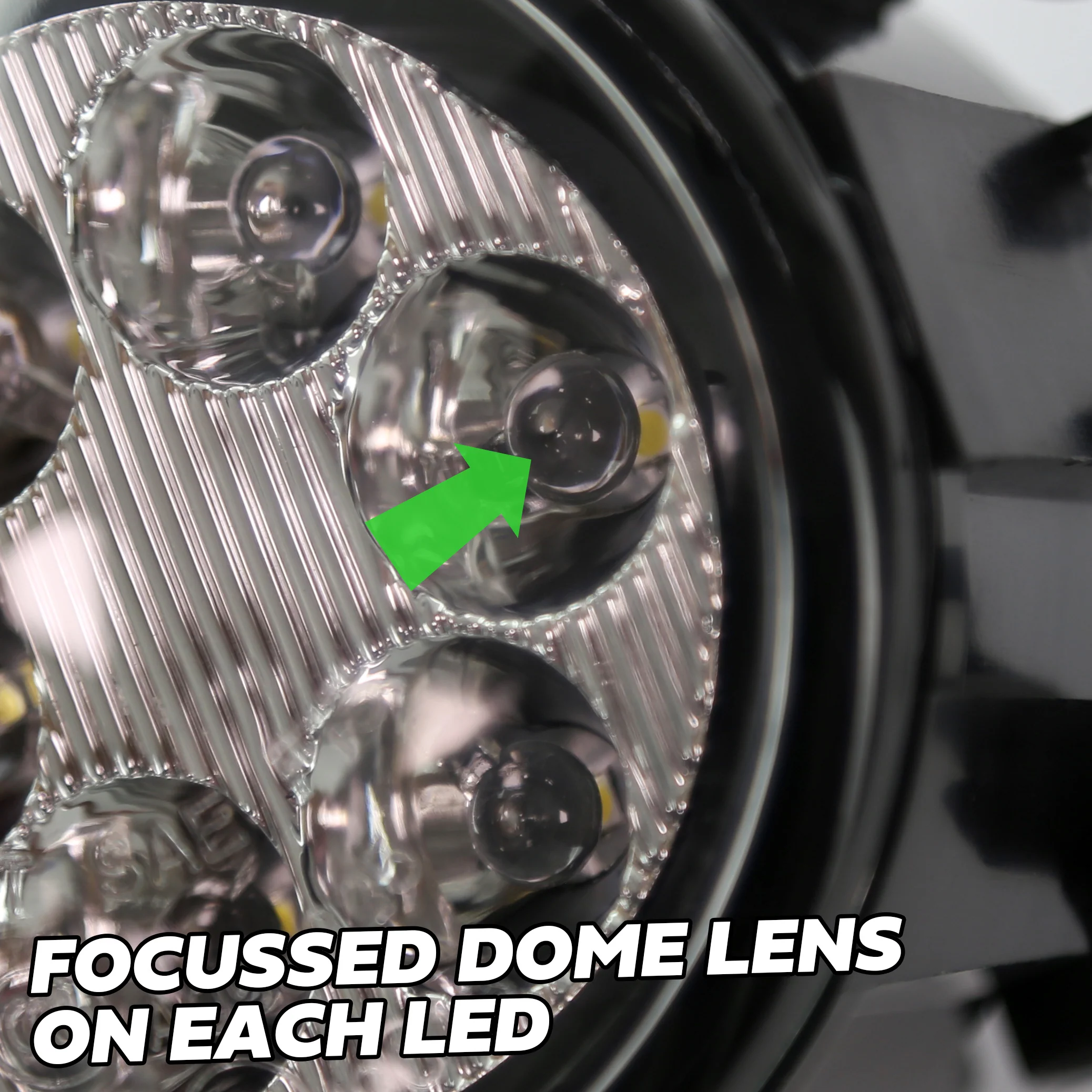Front Bumper Fog Lamps LED (6 LED) for Land Rover Discovery 4 - PAIR - Image 8