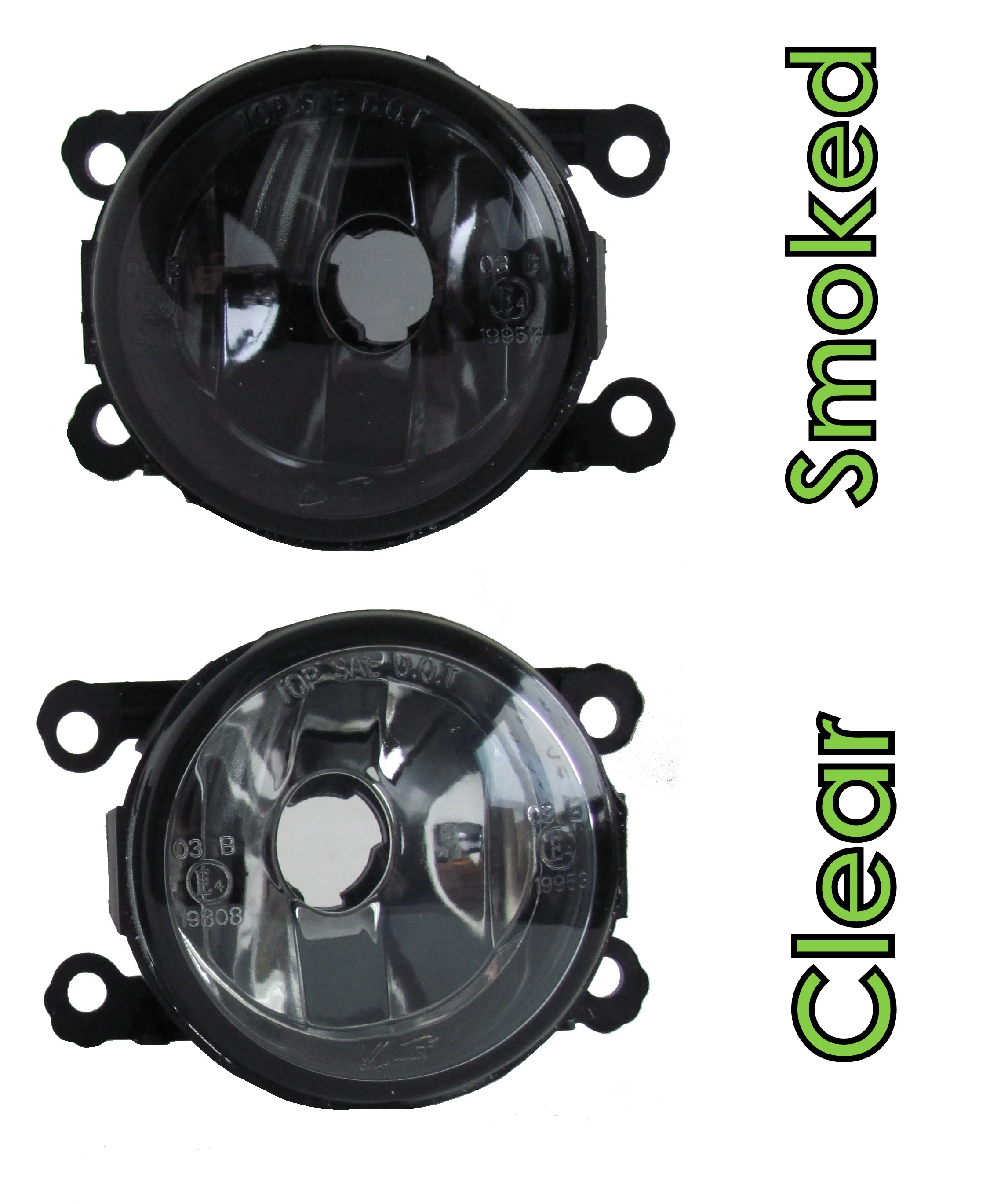 Front Bumper fog lamps - Smoked - for Land Rover Freelander 2
