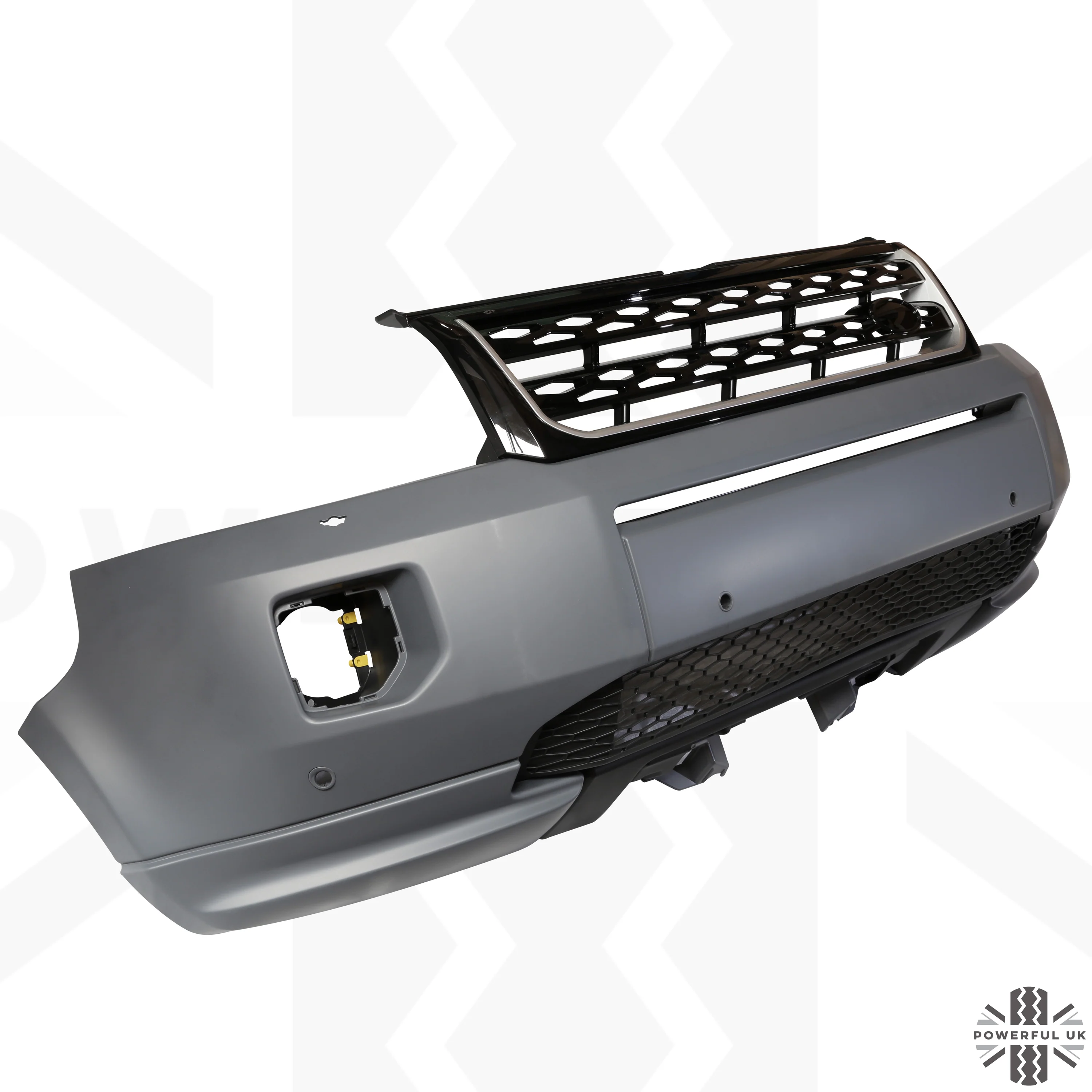 Front Bumper & Grille 2012 Facelift Style - Black grille - for Land Rover Freelander 2 - Image 4
