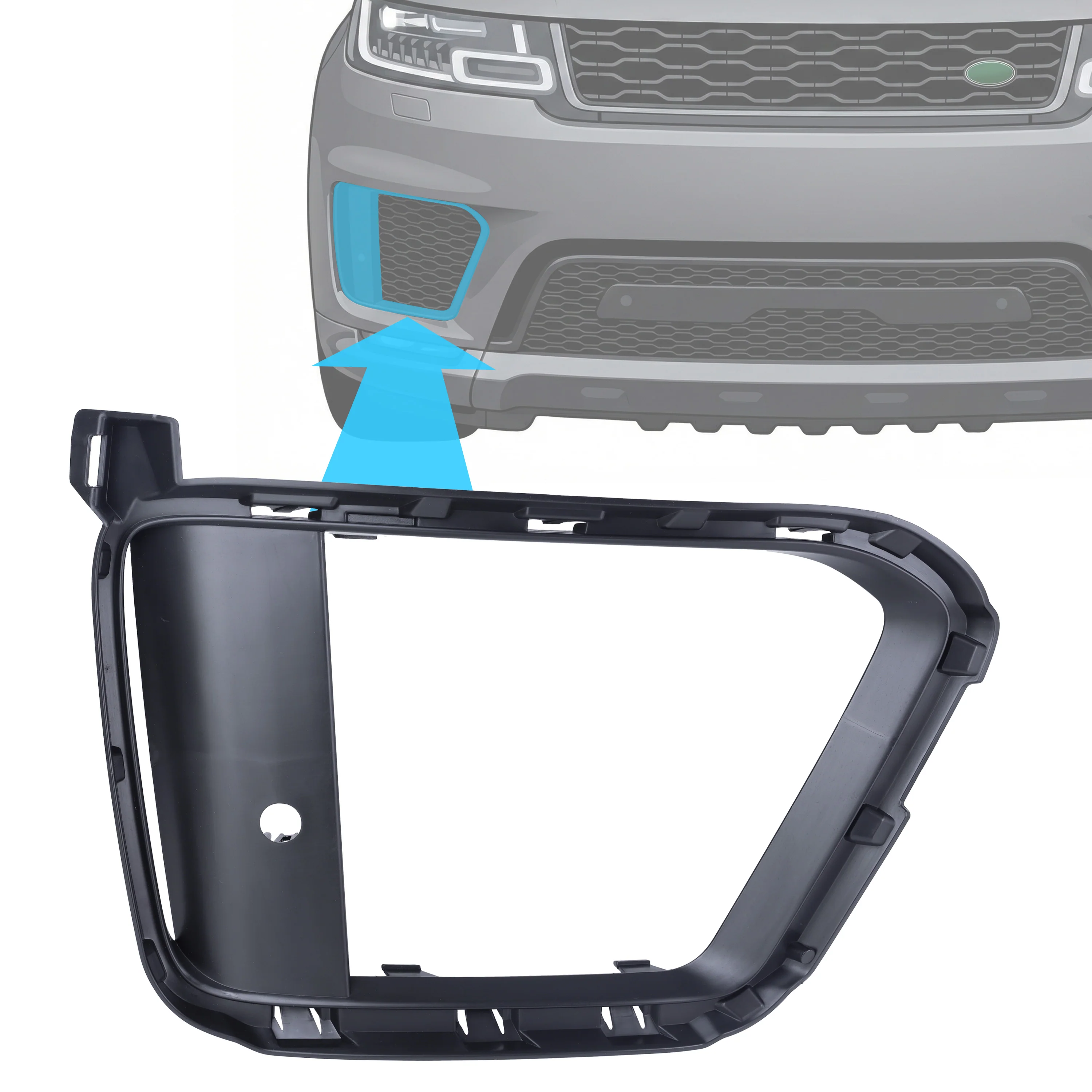 Front Bumper Grille Frame for Range Rover Sport L494 2018-22 - Right