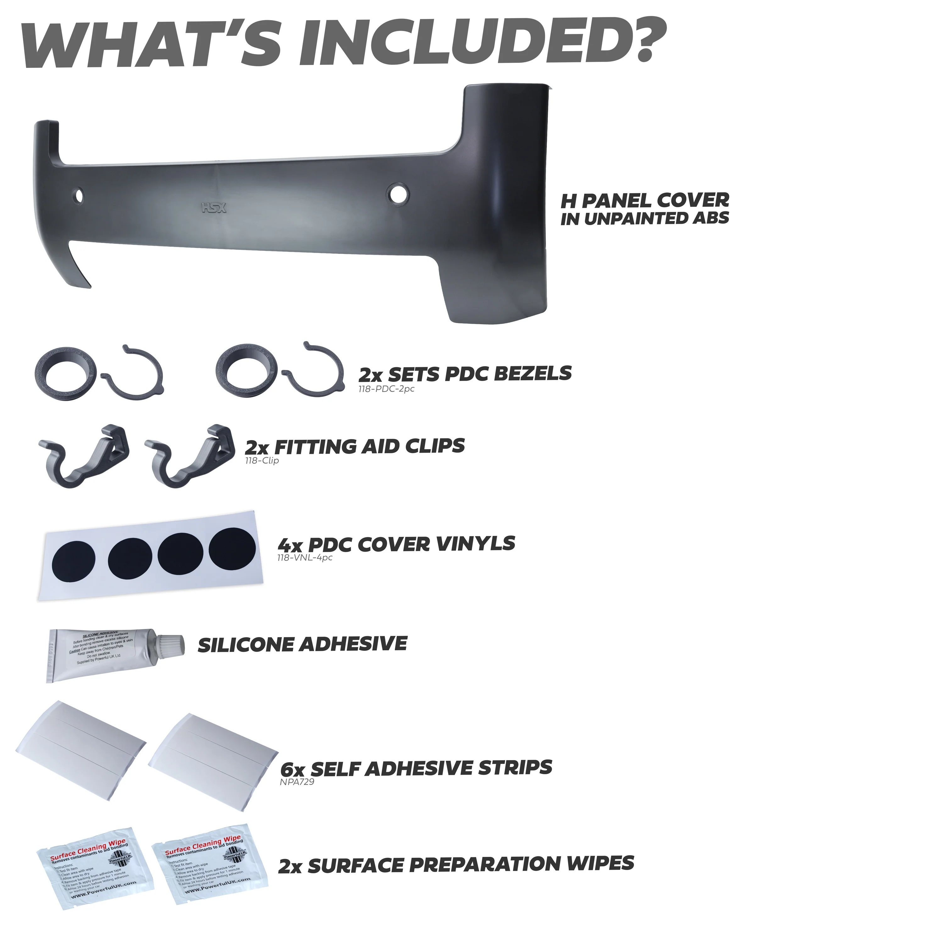 Front Bumper H-Panel Easy-Fit Cover for Land Rover Defender L663 - Unpainted ABS - Image 6