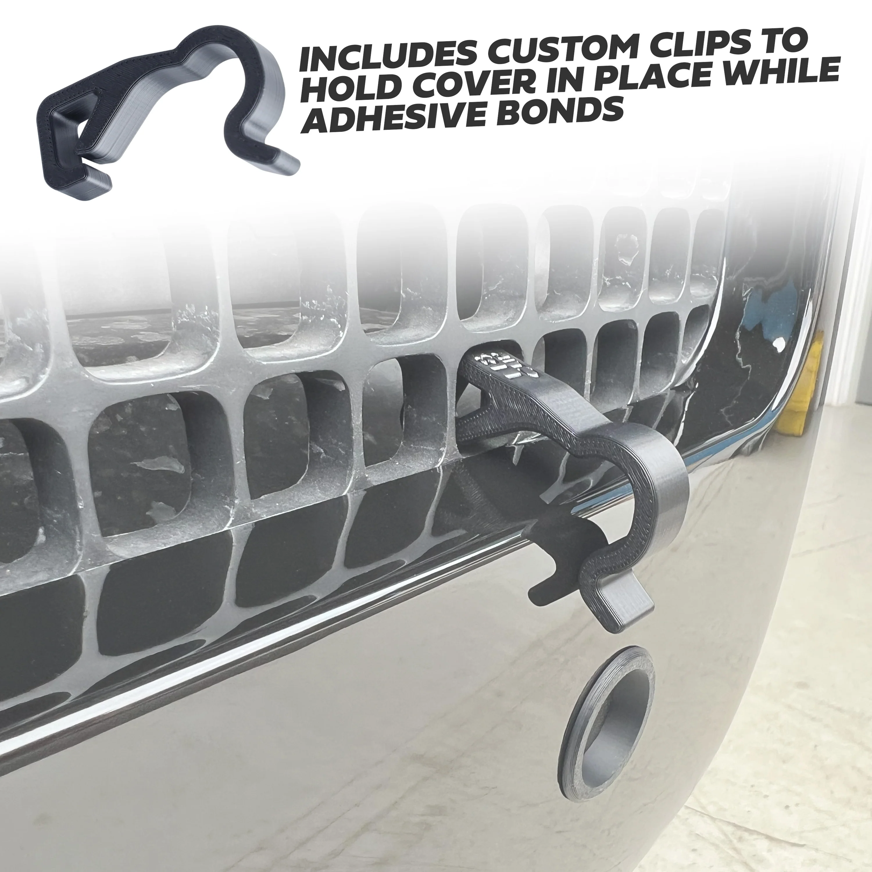 Front Bumper H-Panel Easy-Fit Cover for Land Rover Defender L663 - Unpainted ABS - Image 8