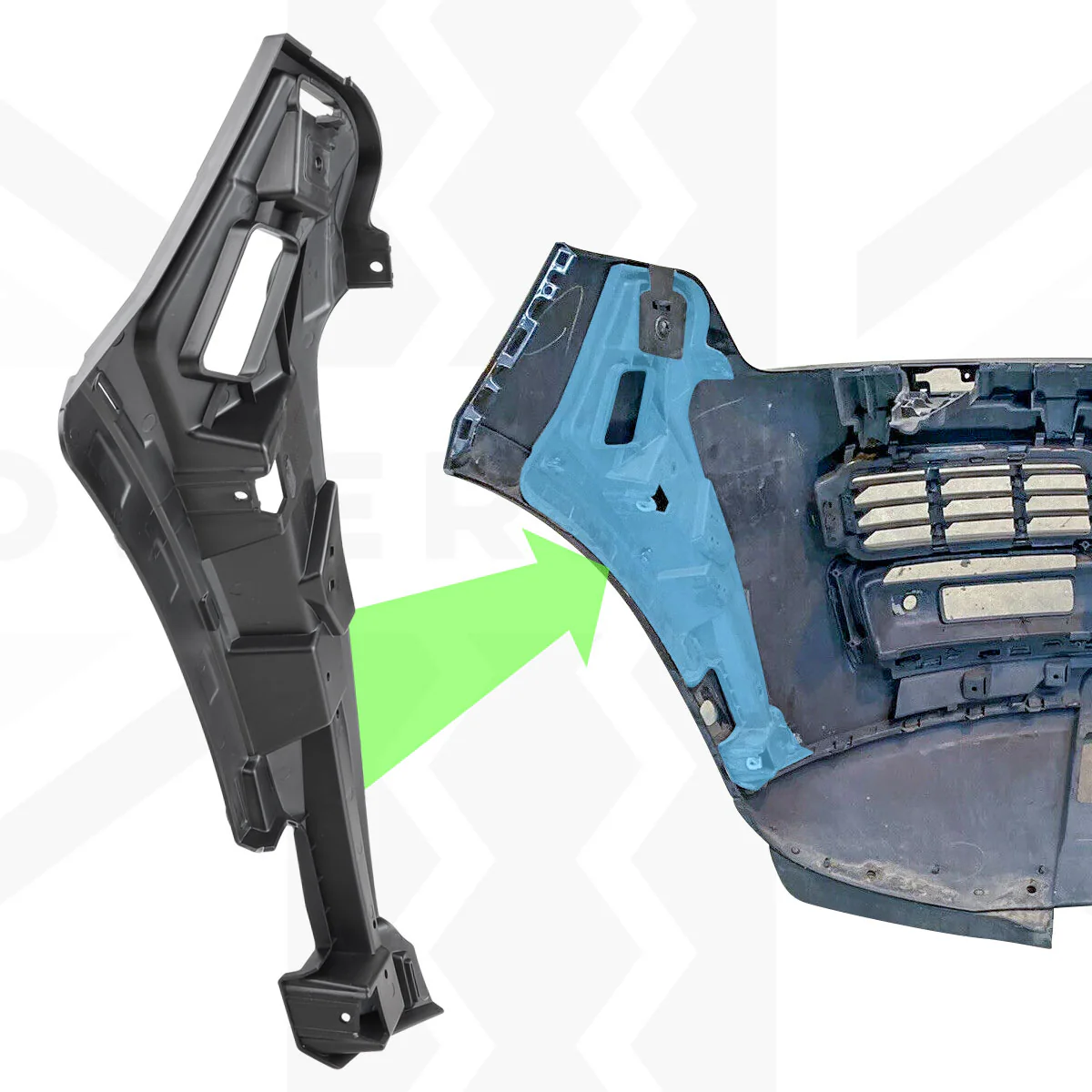 Front Bumper Mounting Bracket for Range Rover L405 2013-17 - Left - Image 2