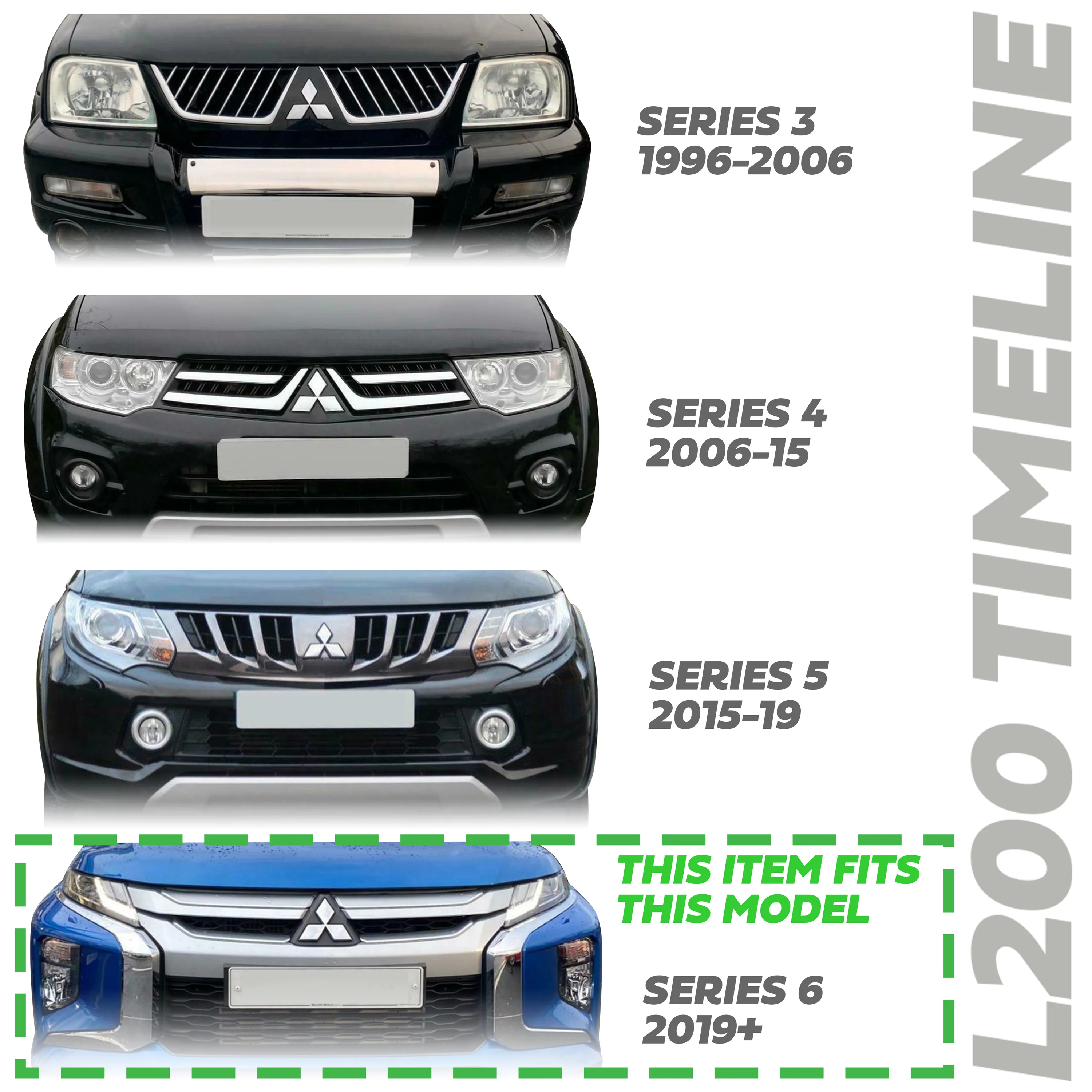 Front Fog/DRL/Indicator Kit for Mitsubishi L200 Series 6 2019+ (LED DRL & Indicator version) - Image 9