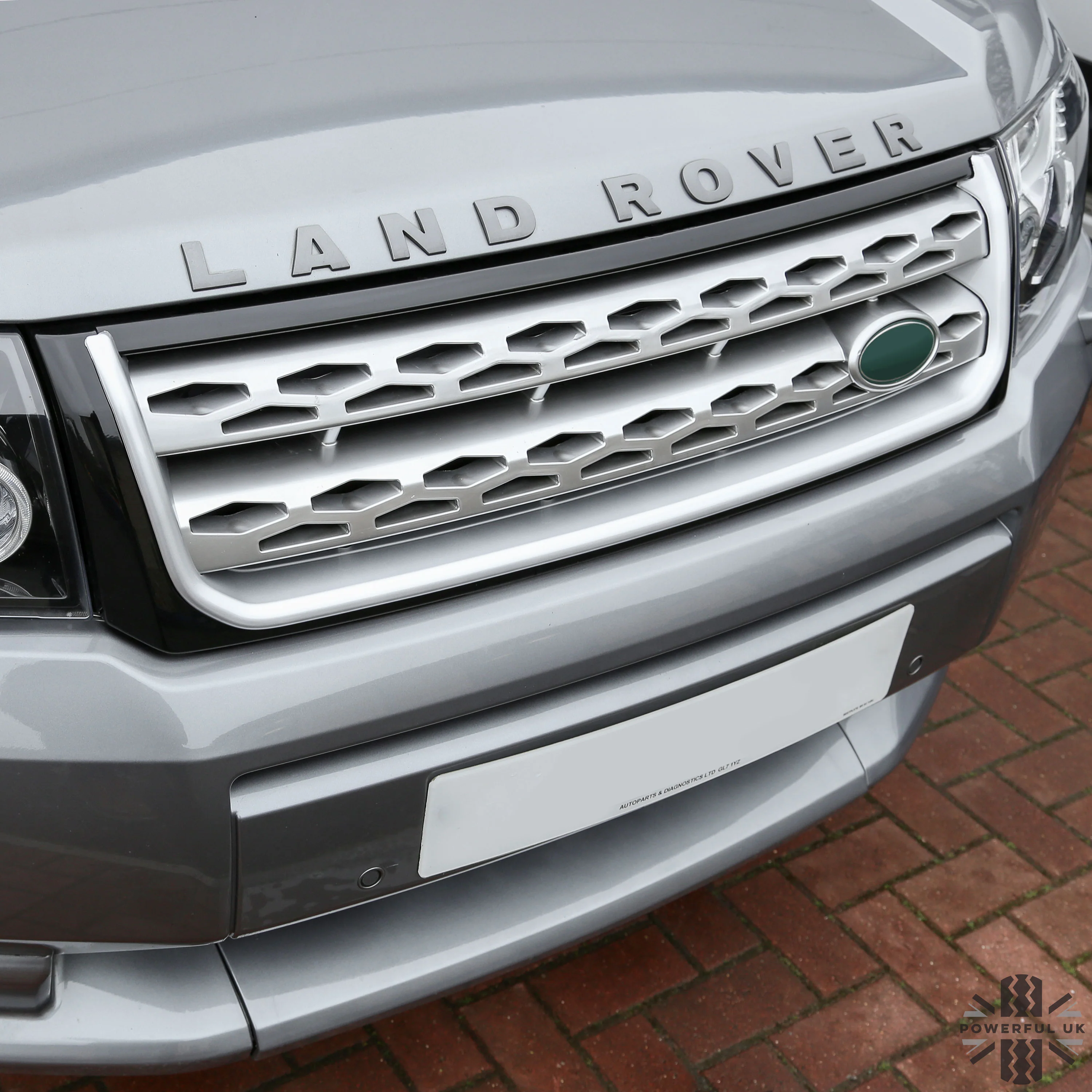 Front Grille Cover Trim for Land Rover Freelander 2 (2012+) - Silver - Image 5