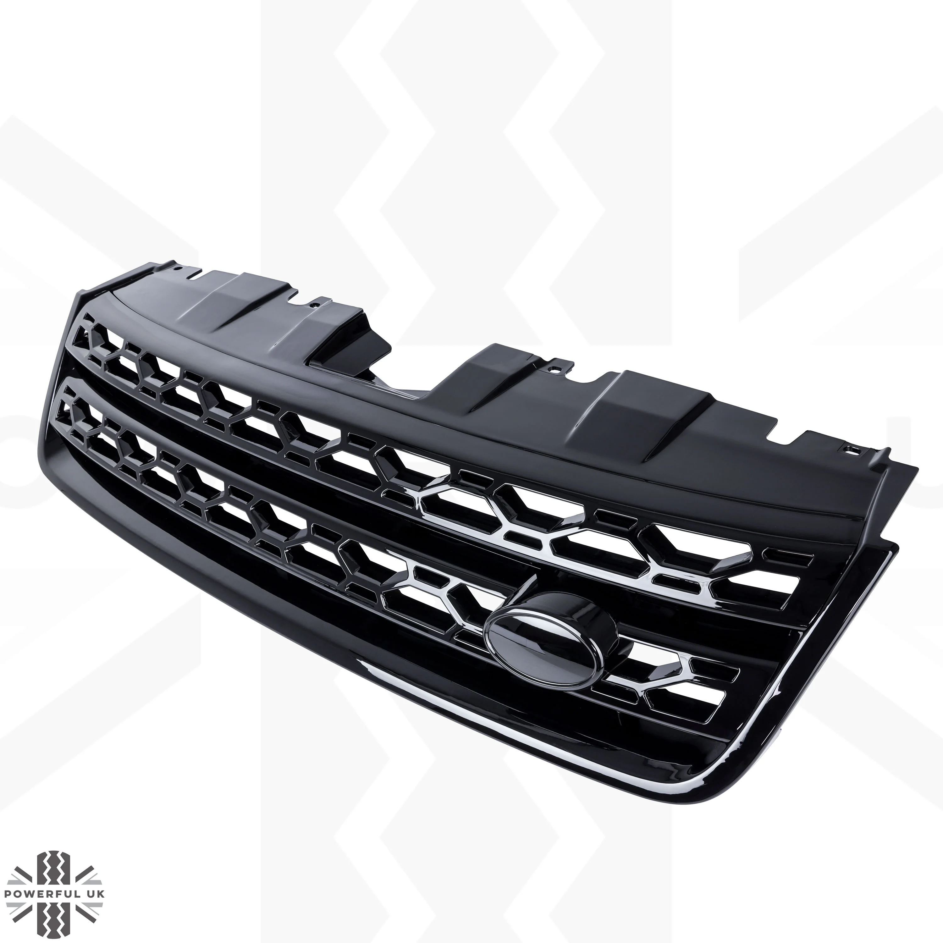 Front Grille for Land Rover Discovery Sport (2014-19) - Aftermarket - Gloss Black - Image 3