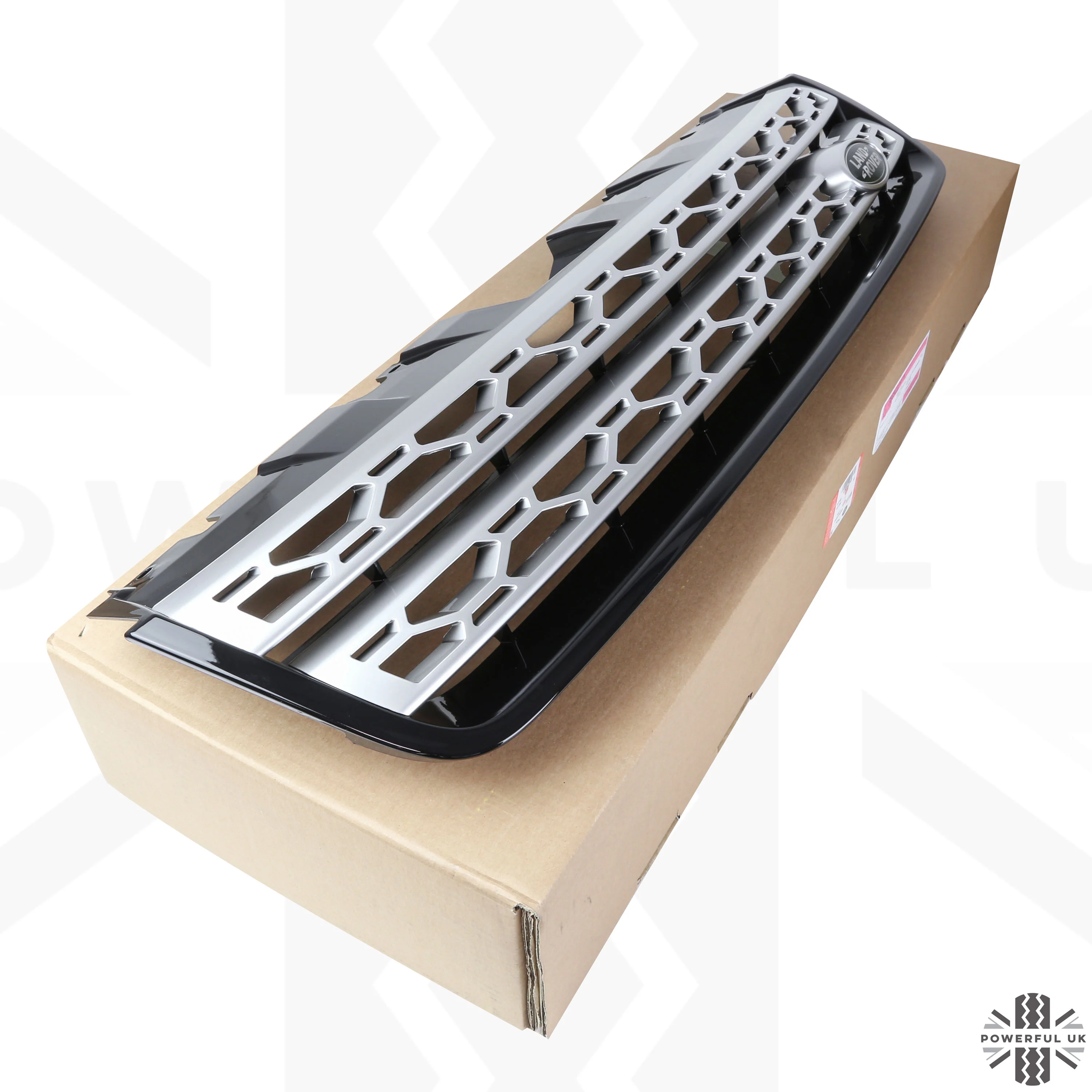 Front Grille for Land Rover Discovery Sport (2014-19) - Genuine - Black & Silver - Image 5