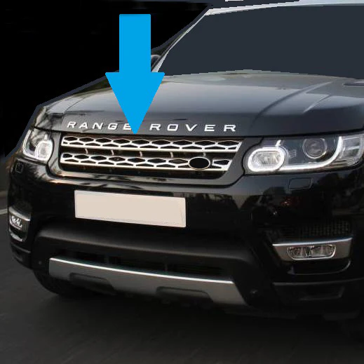 Front Grille for Range Rover Sport L494  - Aftermarket - Black + Silver - Image 4